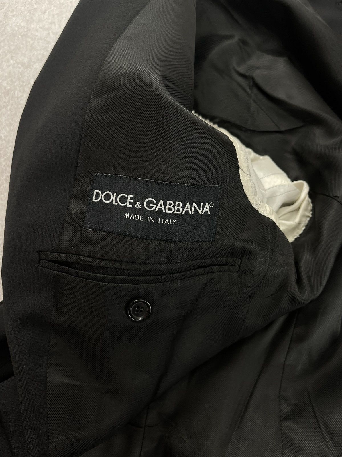Dolce & Gabbana Dolce & Gabbana Black Blazer Men’s 50R Size 50R - 9 Thumbnail
