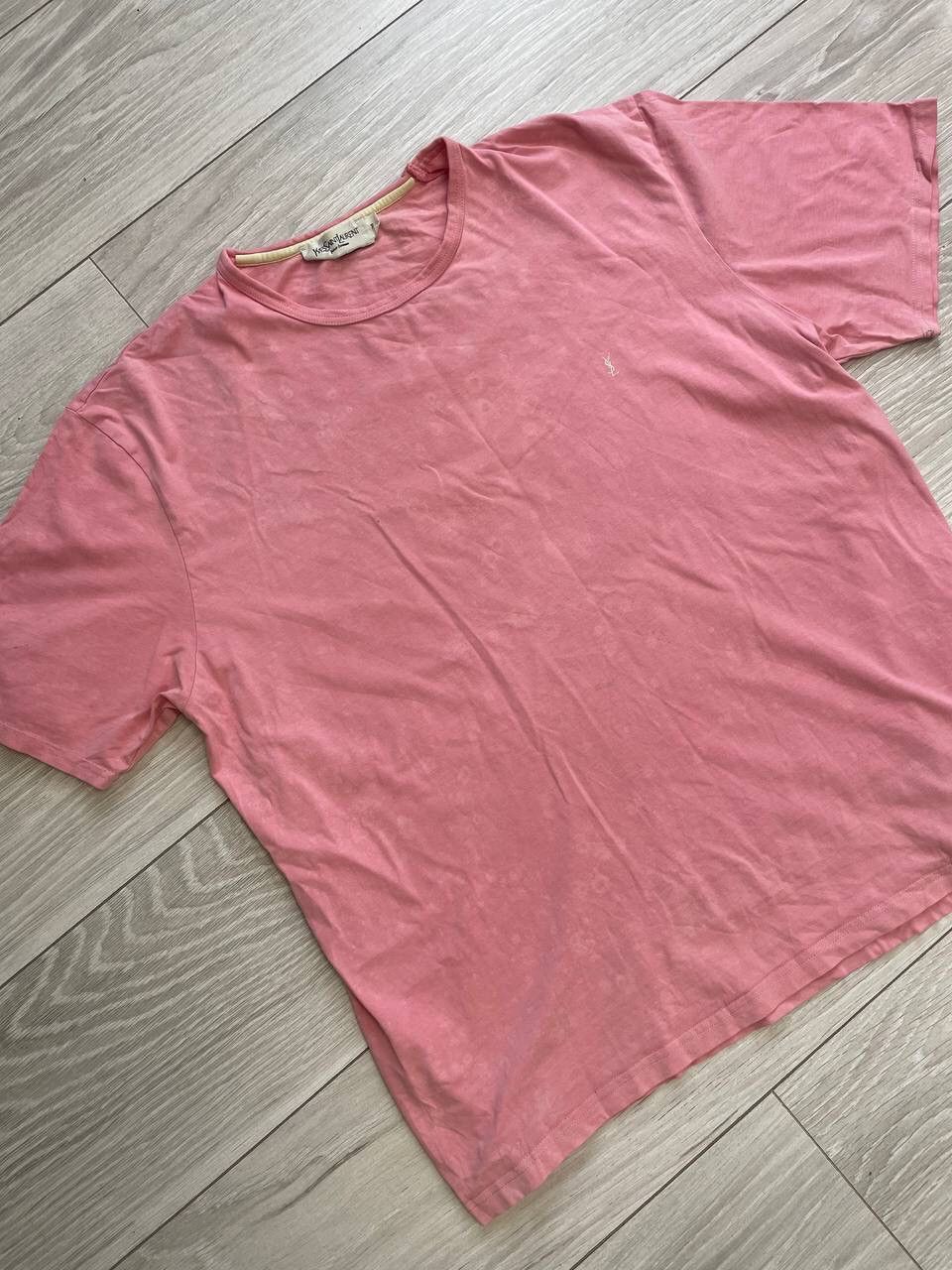 Japanese Brand × Vintage × Yves Saint Laurent Vintage Yves Saint Laurent YSL Distressed Tee T-Shirt Y2K Size US XL / EU 56 / 4 - 2 Thumbnail