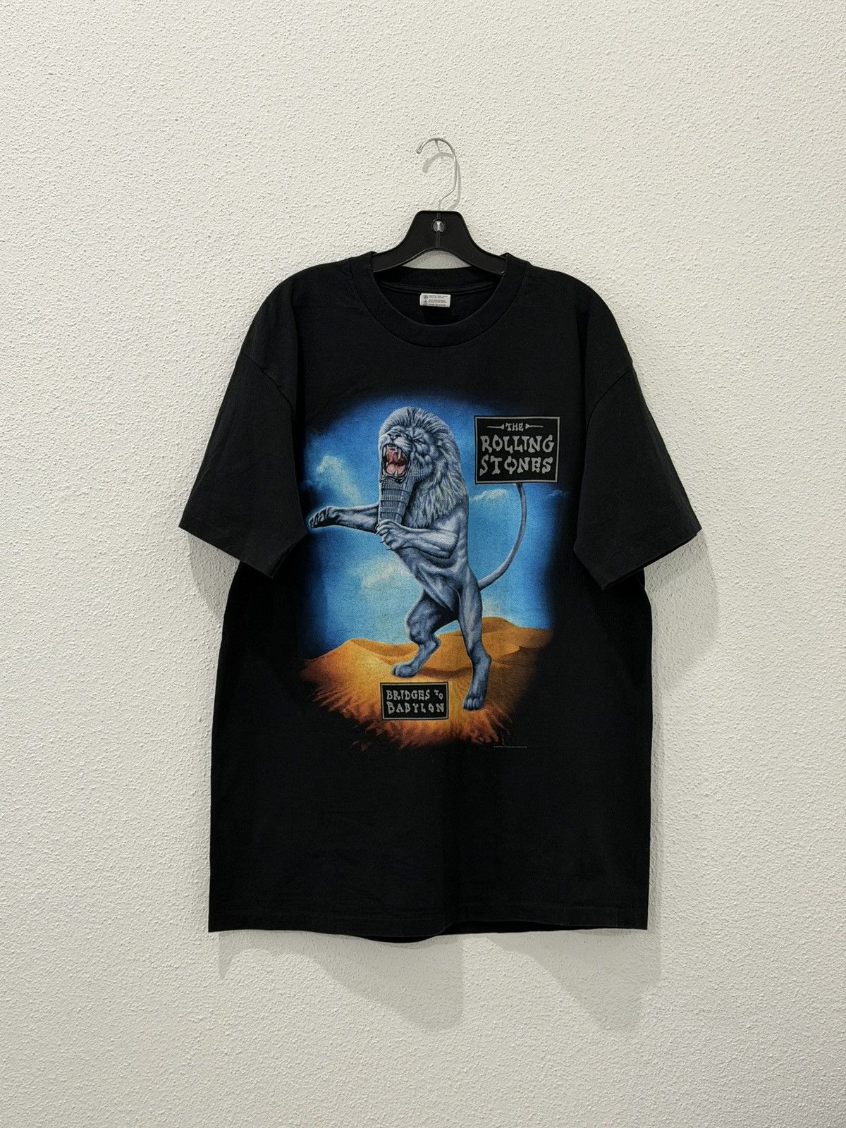 The Rolling Stones Vintage 90s Rolling Stones Bridges to Babylon 1997 WorldTour Size US XL / EU 56 / 4 - 1 Thumbnail