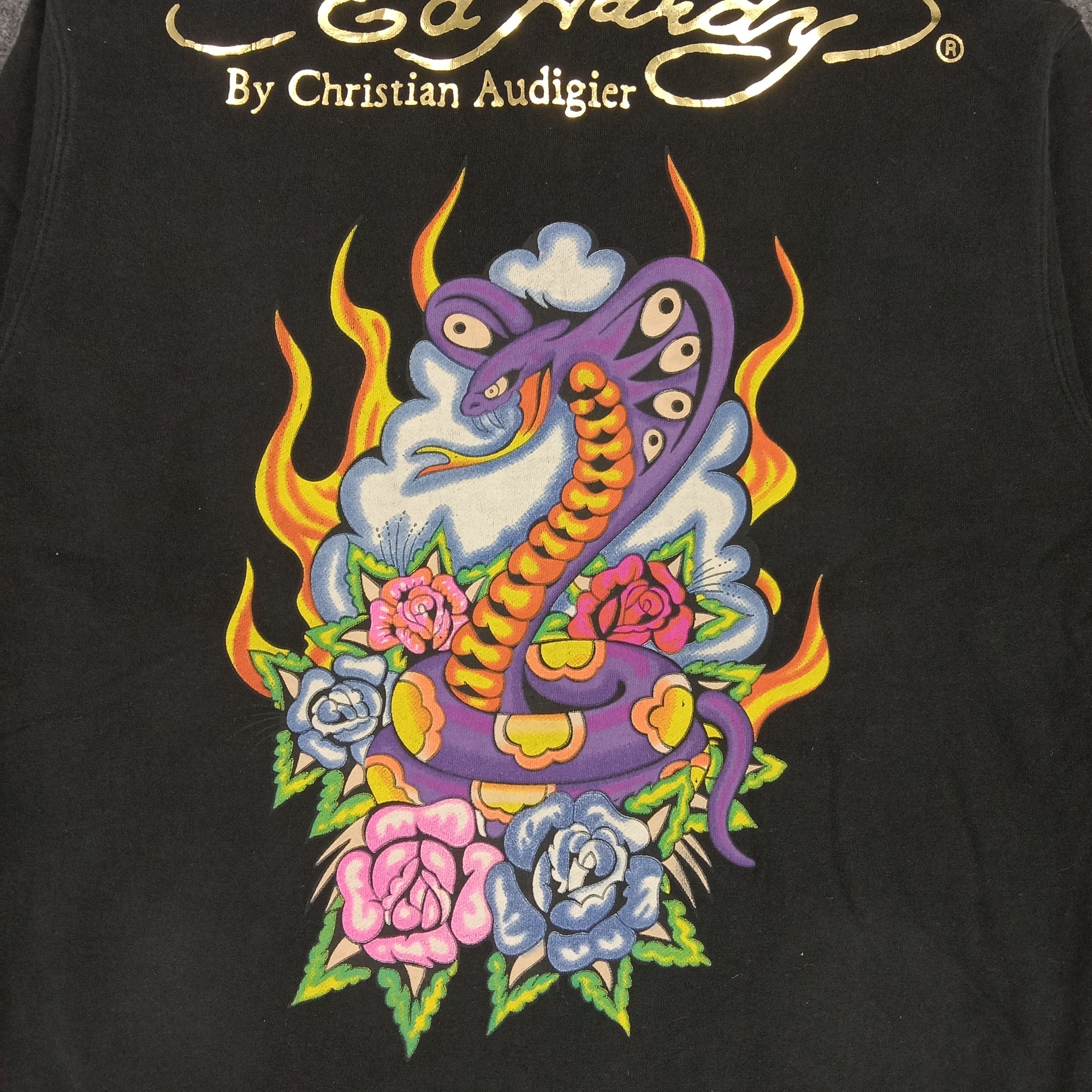 Ed Hardy × Vintage Ed Hardy by Christian Audiger Snake Art Hoodies Size US M / EU 48-50 / 2 - 2 Thumbnail