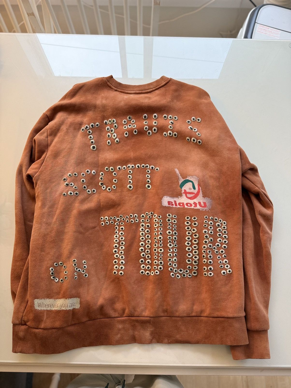 Travis Scott Travis Scott Utopia Heavyweight Tee Size US L / EU 52-54 / 3 - 1 Thumbnail