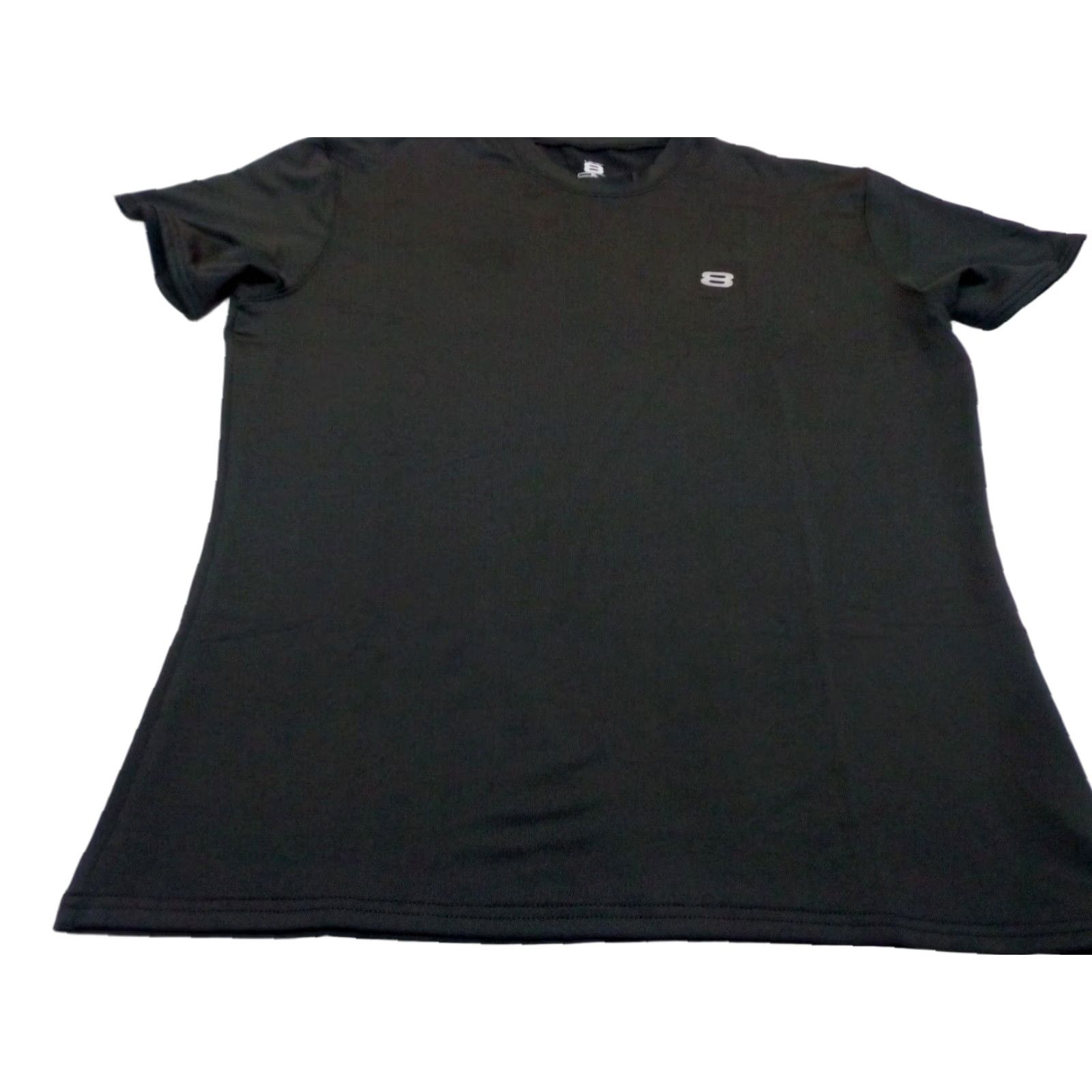 Layer 8 Layer 8 Black Short Sleeve T-Shirt Women's XL Crew Neck Logo Sports Shirt Size XL / US 12-14 / IT 48-50 - 1 Thumbnail