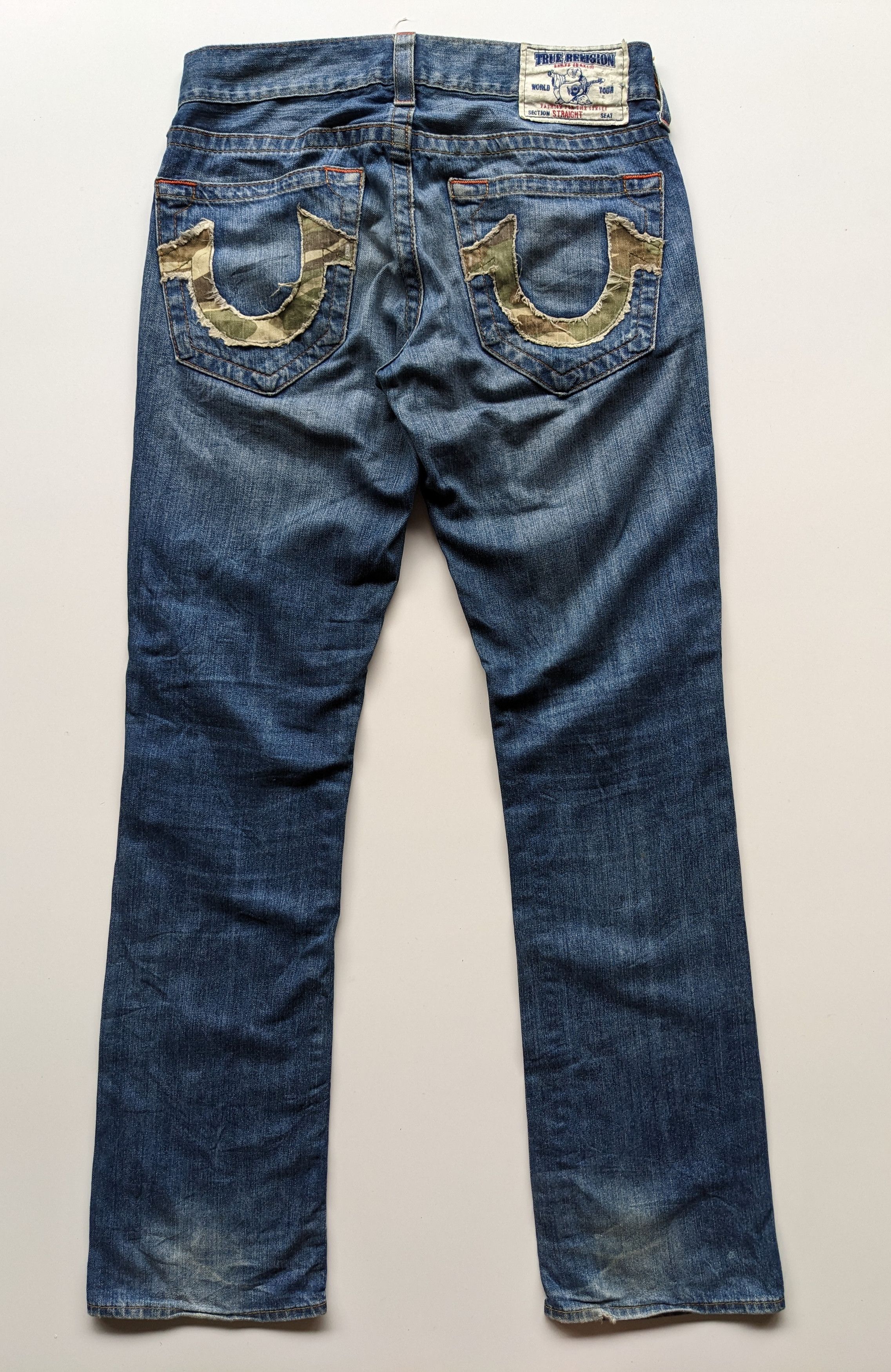 If Six Was Nine × Le Grande Bleu (L.G.B.) × True Religion True Religion distressed flare jeans Size US 33 - 2 Thumbnail