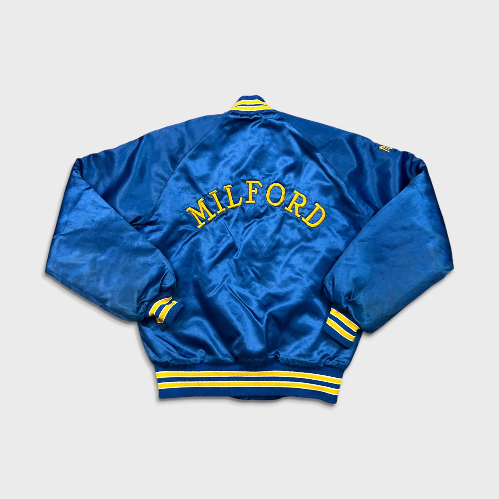 Chalk Line × Vintage VTG Chalk Line Milford Baseball Satin Jacket XS USA Bomber Size US XS / EU 42 / 0 - 7 Thumbnail
