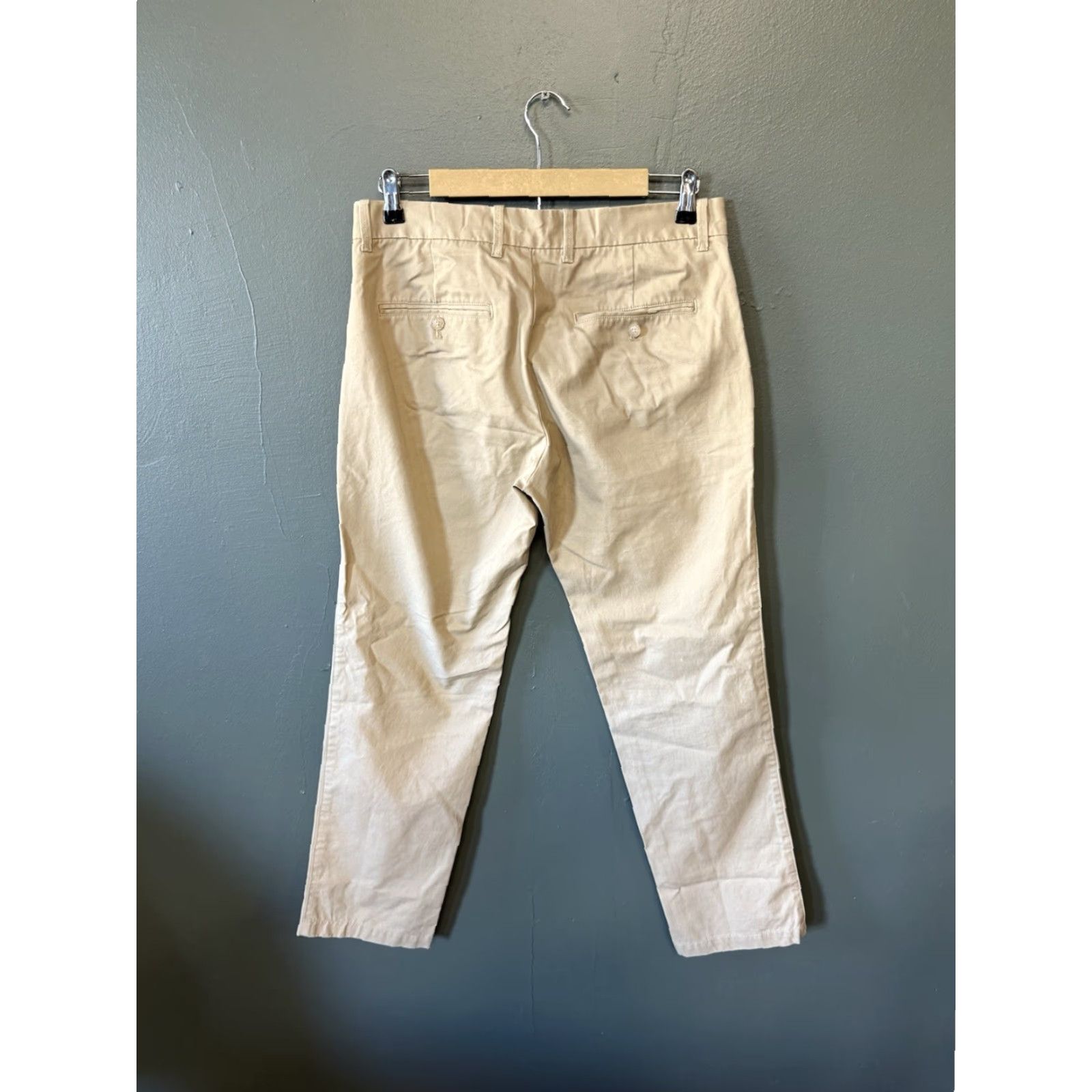 Gap Gap Mens Chino Pants 30 x 30 Regular 30 Beige Khaki" Size US 30 / EU 46 - 2 Thumbnail