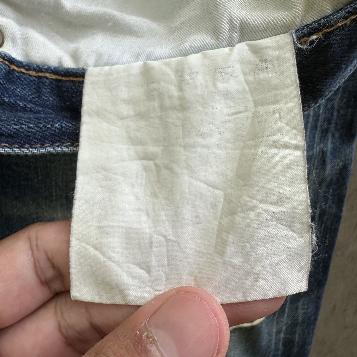Comme des Garcons Vtg Comme Des Garcons Selvedge Distress Faded Denim Jean W34 Size US 34 / EU 50 - 8 Thumbnail