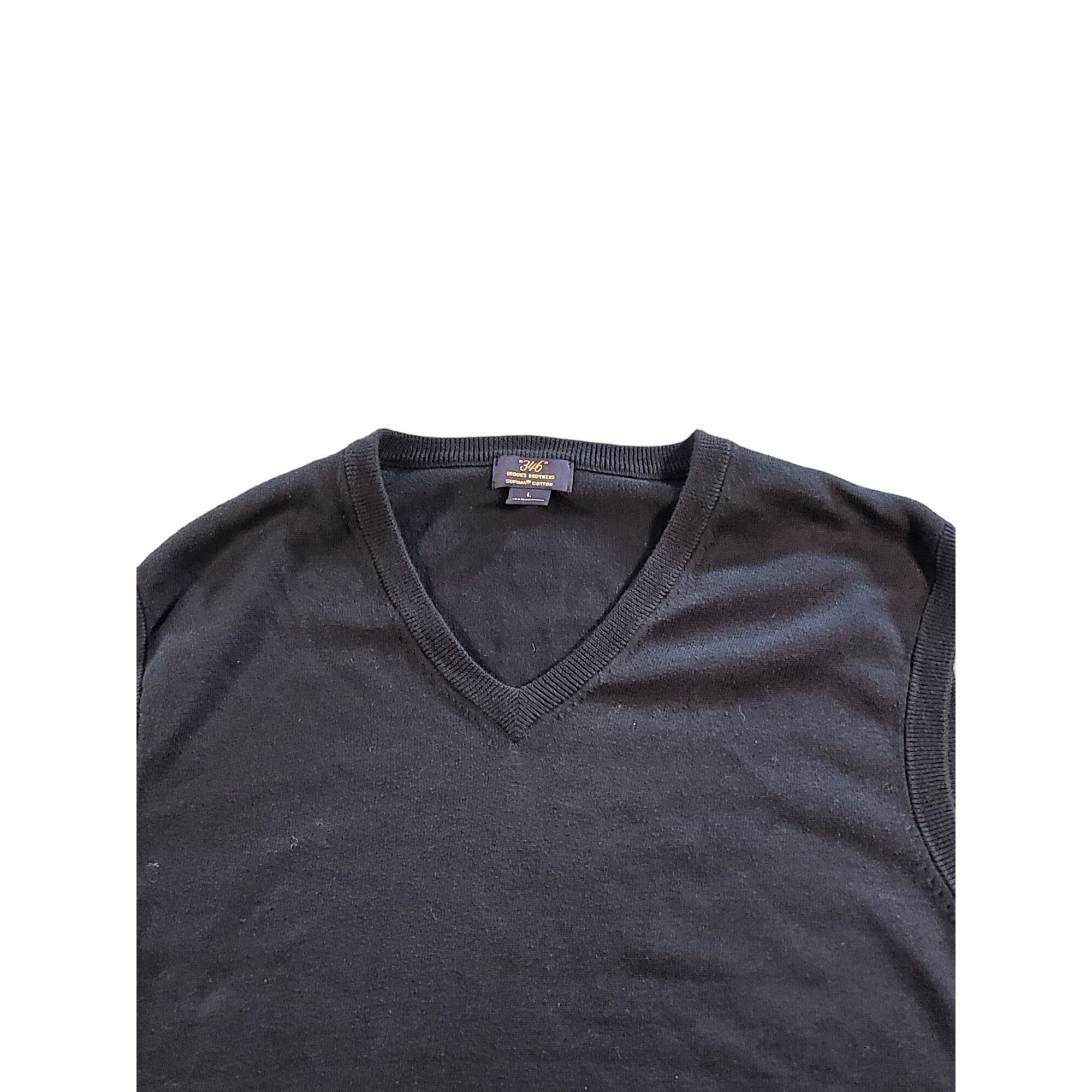 Brooks Brothers Brooks Brothers 346 Sleeveless VNeck Sweater Men Sz L Supima Size US L / EU 52-54 / 3 - 2 Thumbnail