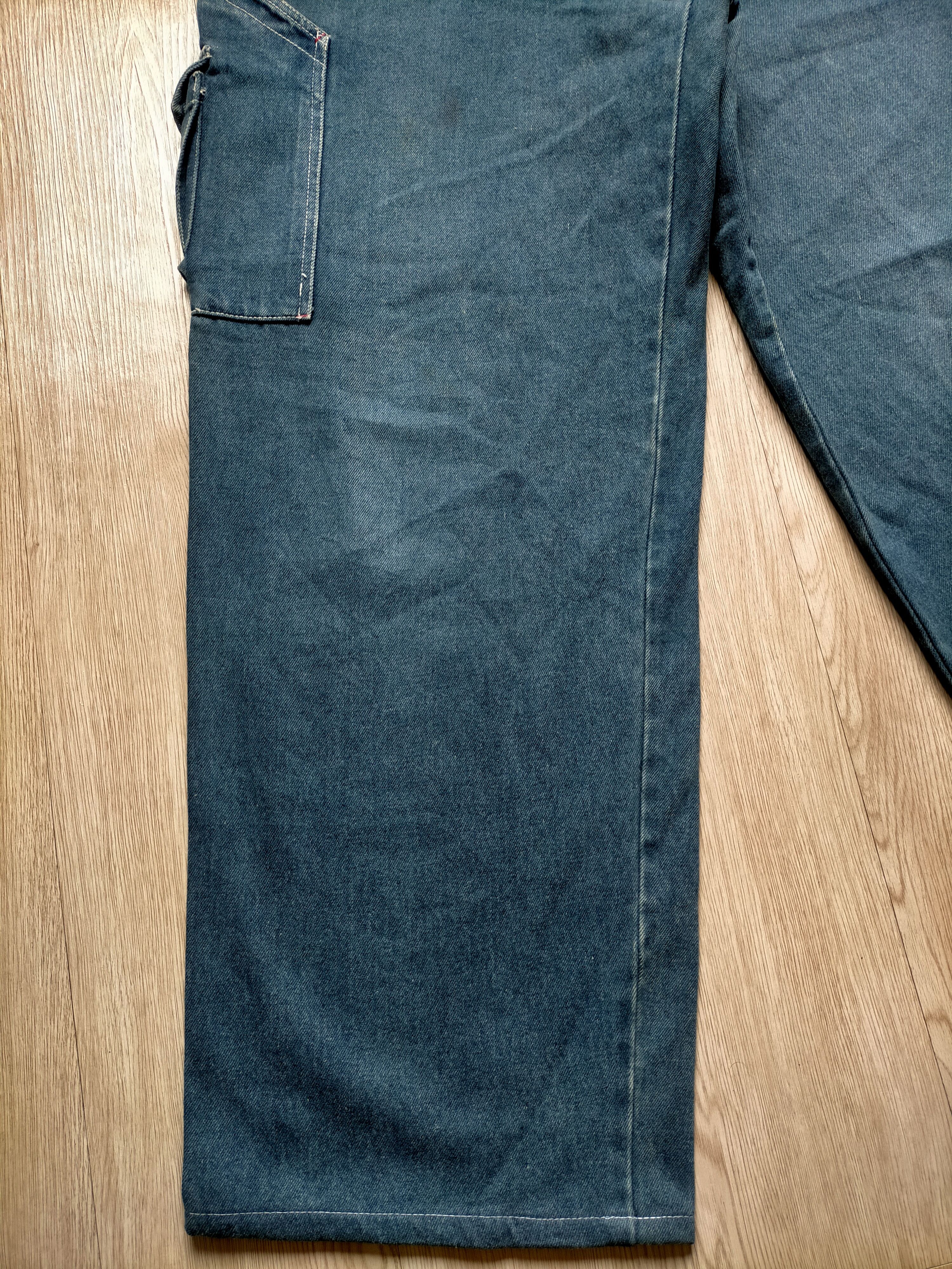 Hobo Hobo Carpenter embroidered Baggy Cargo Hip hop Jeans Size US 32 / EU 48 - 8 Thumbnail