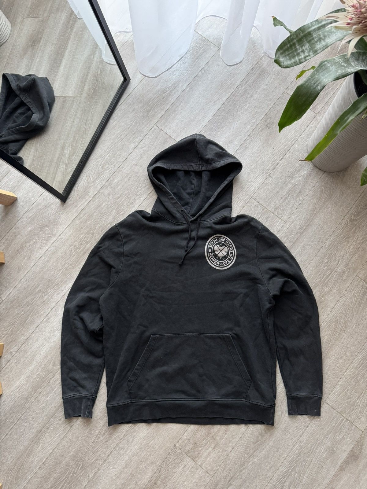 Allsaints Allsaints Grey Over Size Hoodie Unity Lips & Mouth Hoodie Size US M / EU 48-50 / 2 - 6 Thumbnail