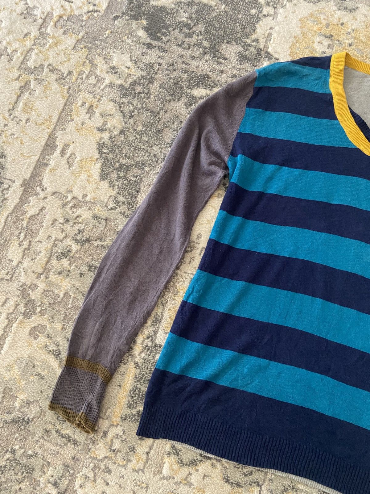 John Galliano STRIPED PULL SWEATER Size US M / EU 48-50 / 2 - 2 Thumbnail