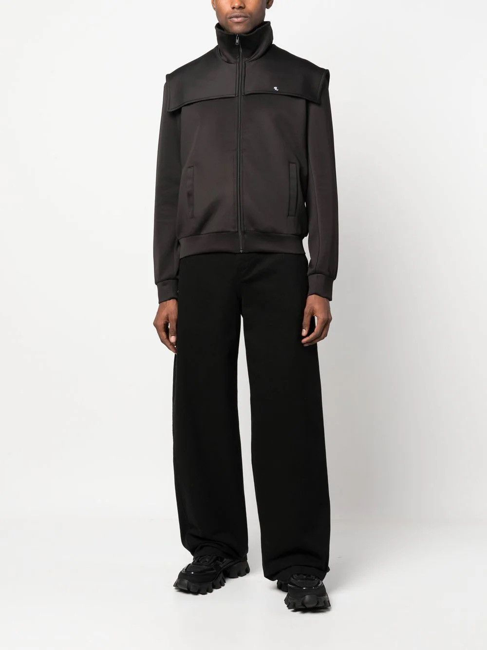 Raf Simons Raf Simons Black Track Jacket (need gone offer up) Size US L / EU 52-54 / 3 - 4 Thumbnail