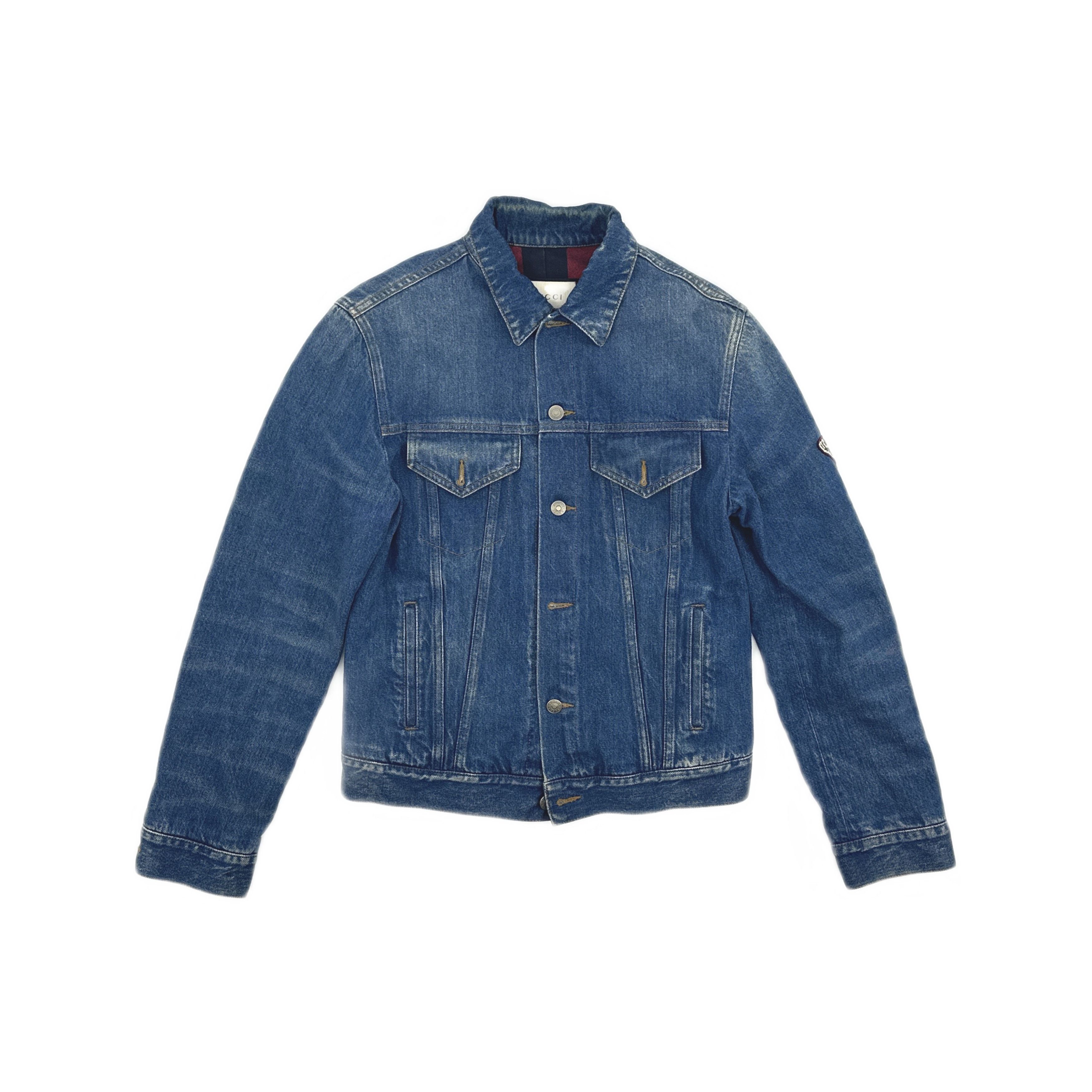 Gucci Gucci Denim Jacket DIY Shearling Tiger | Grailed