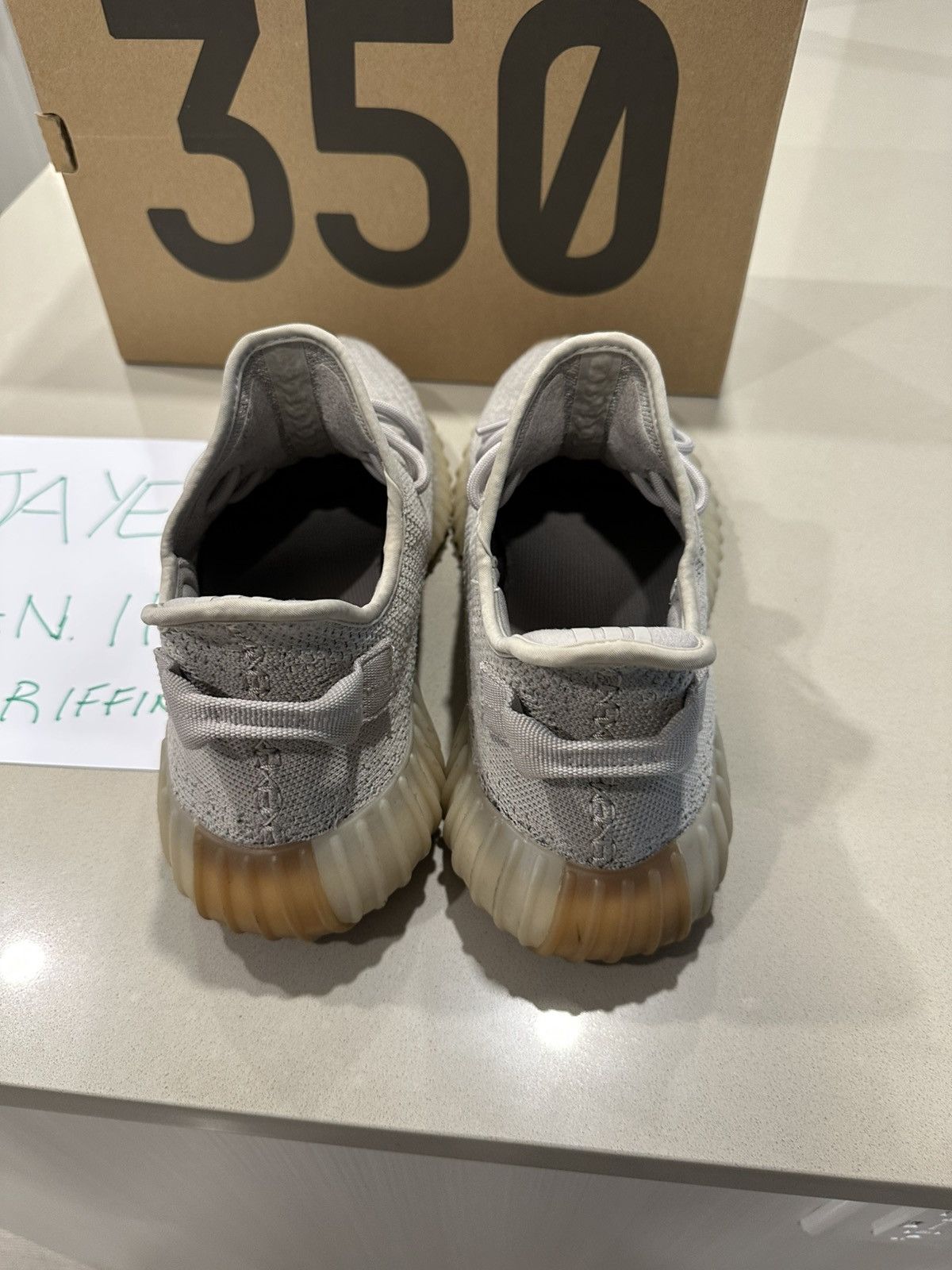 Adidas × Kanye West Adidas Yeezy 350 ‘Sesame’ Size 12 Size US 12 / EU 45 - 4 Thumbnail