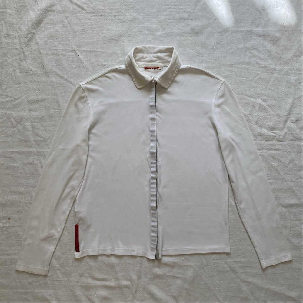 Prada Vintage Prada Red Tab L/S shirt Size M / US 6-8 / IT 42-44 - 1 Thumbnail