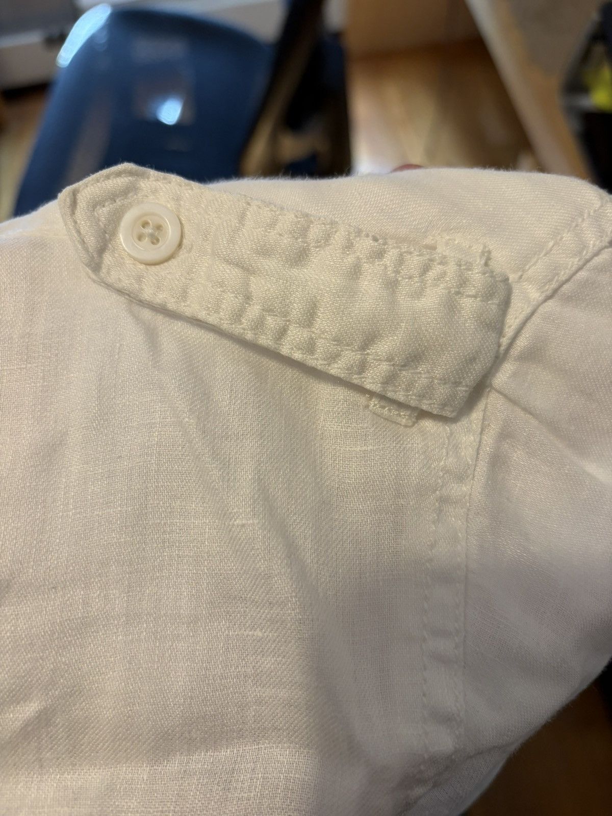 Vintage White vintage button up Size US L / EU 52-54 / 3 - 5 Thumbnail