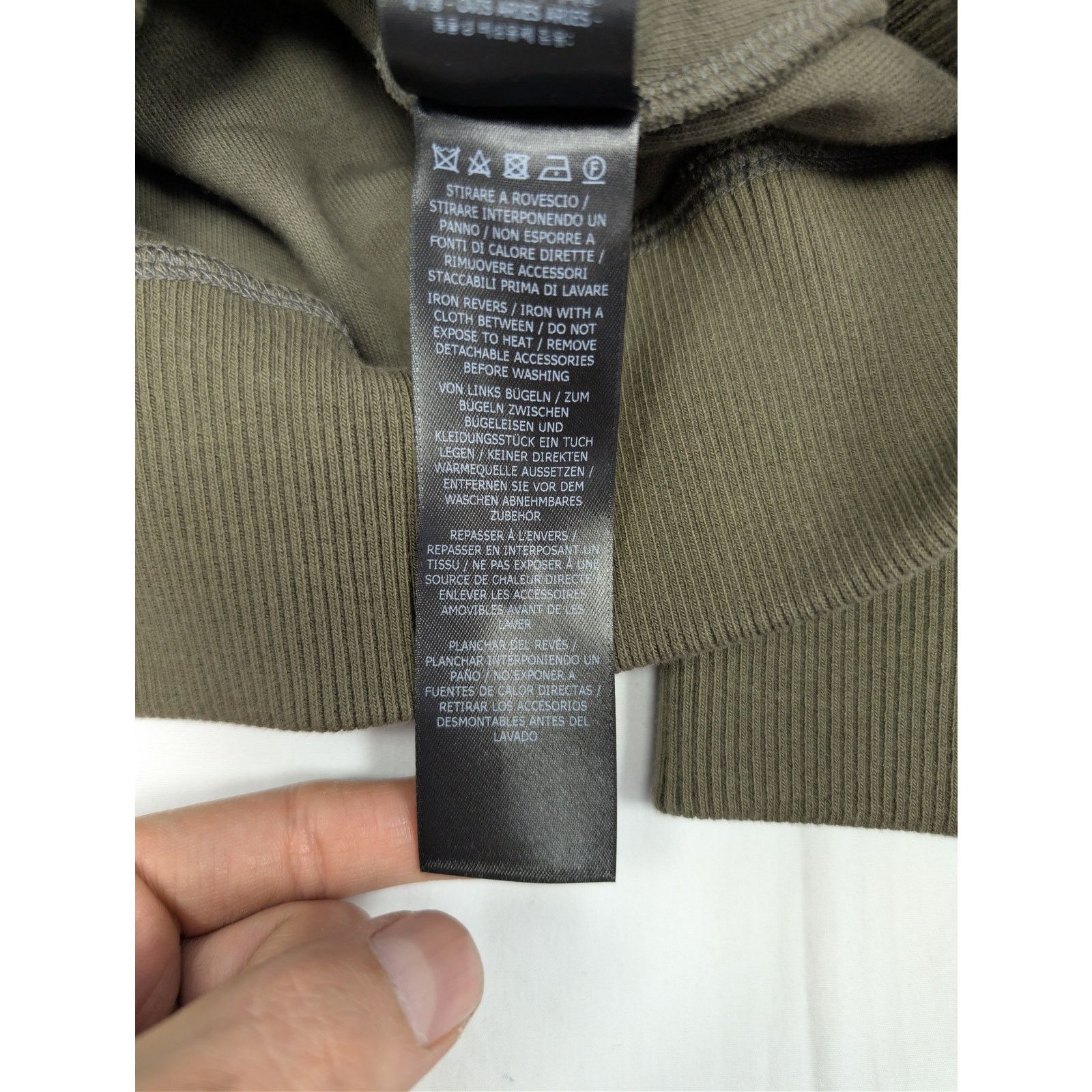 Tom Ford o1rshd1 CC20 Towelling cotton hoodie in green Size US M / EU 48-50 / 2 - 20 Thumbnail