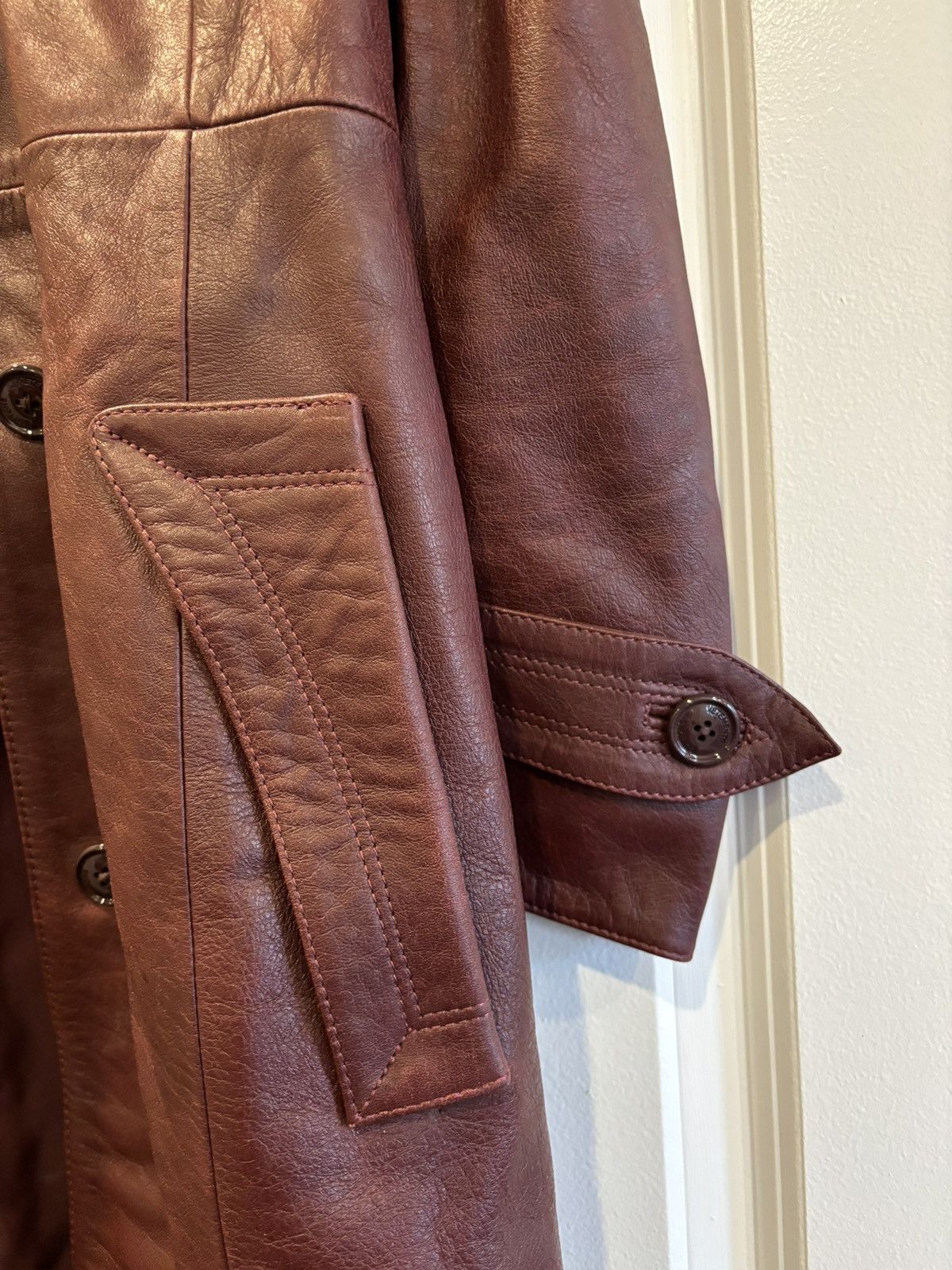 Vetements Vetements FW17 Leather Trench Coat Size S / US 4 / IT 40 - 3 Thumbnail