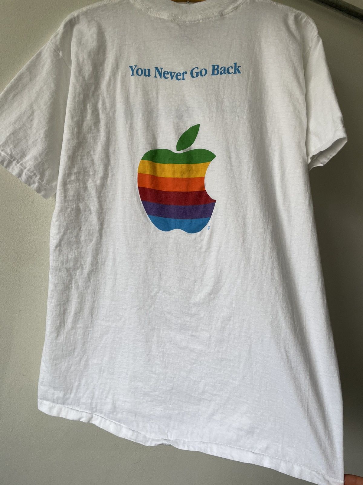 Apple Vintage 90s Apple Once You Go Mac tee Size US XL / EU 56 / 4 - 5 Thumbnail