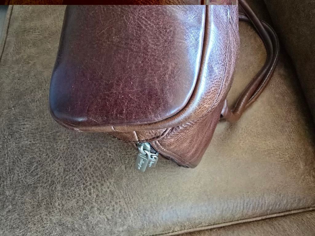 Other Ellington Portland Leather Satchel/ Tablet / Briefcase Brow Size ONE SIZE - 8 Thumbnail