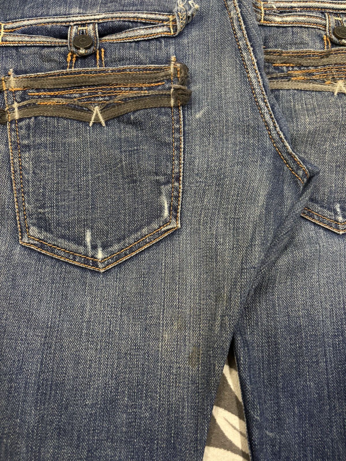 Ben Taverniti Unravel Project Taverniti So by Jimmy Taverniti Distressed Grunge Jeans Size US 31 - 13 Thumbnail