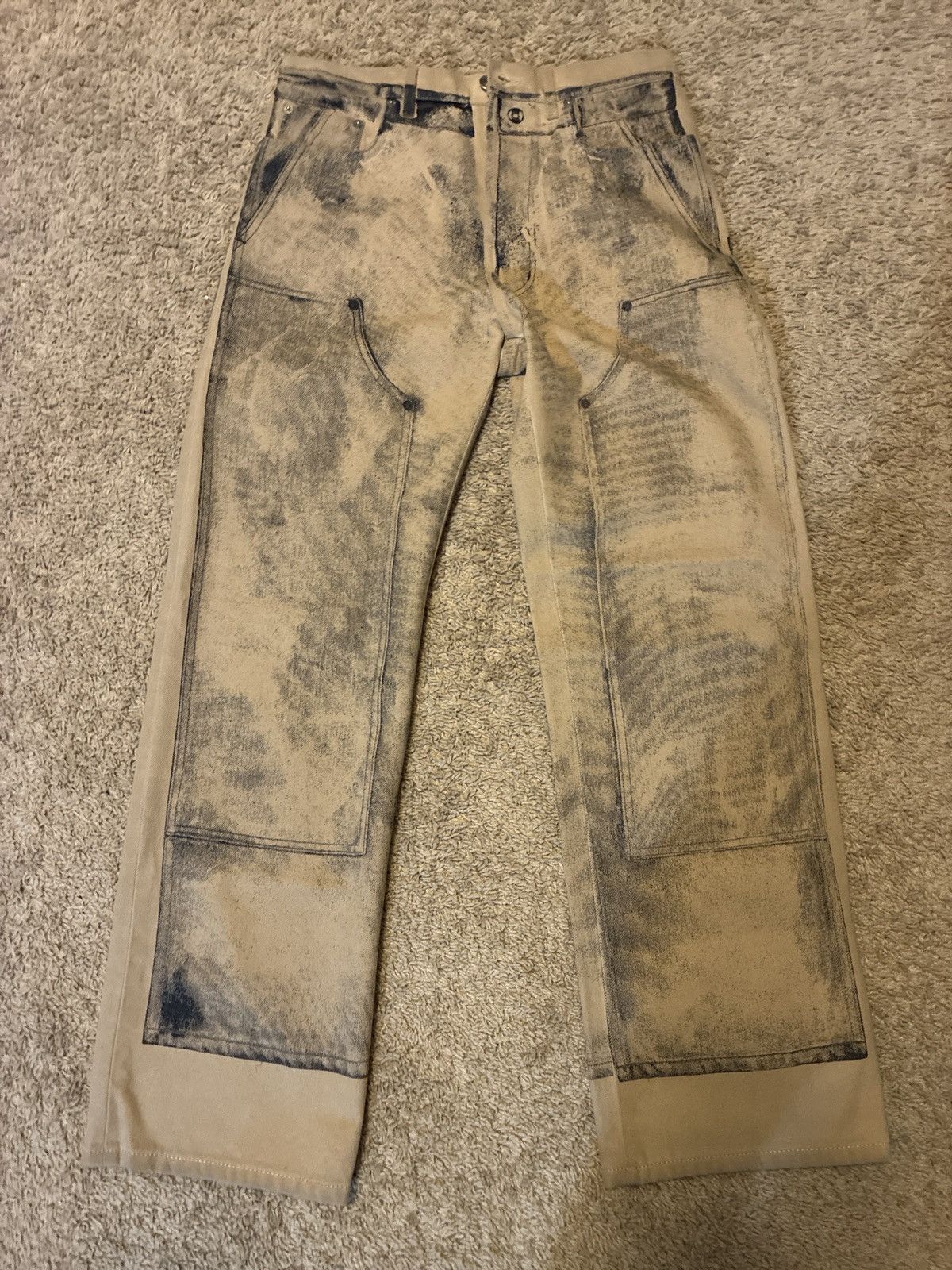 Dior DIOR Trompe L’oeil Carpenter Jeans Size US 30 / EU 46 - 4 Thumbnail
