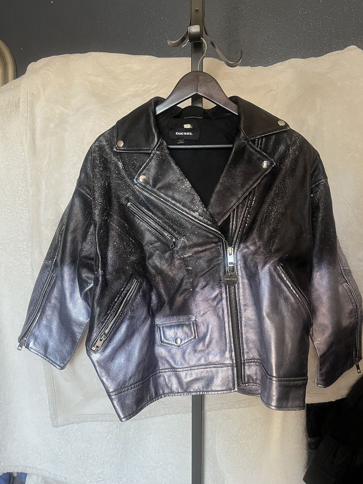 Diesel Leather vintage jacket Size US S / EU 44-46 / 1 - 11 Thumbnail
