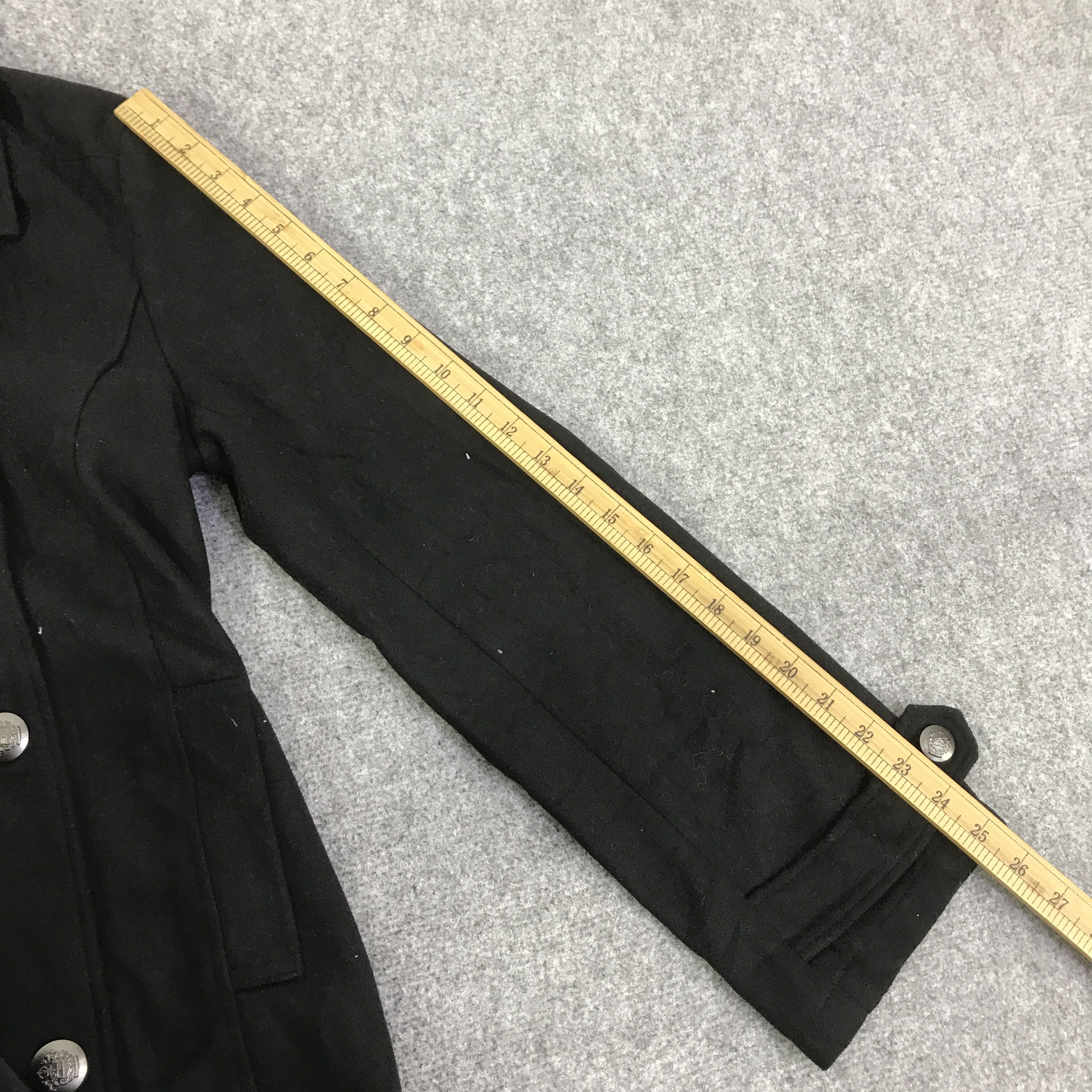 Japanese Brand GOTHIC PUNK RAGOUT WOOL DESIGN BUTTON JACKET K99B14 Size US L / EU 52-54 / 3 - 6 Thumbnail
