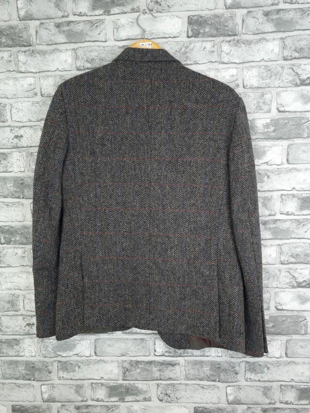 Designer Holland Esquire JAcket Size 38 Harris Tweed Luxury Wool Size 42R - 7 Thumbnail
