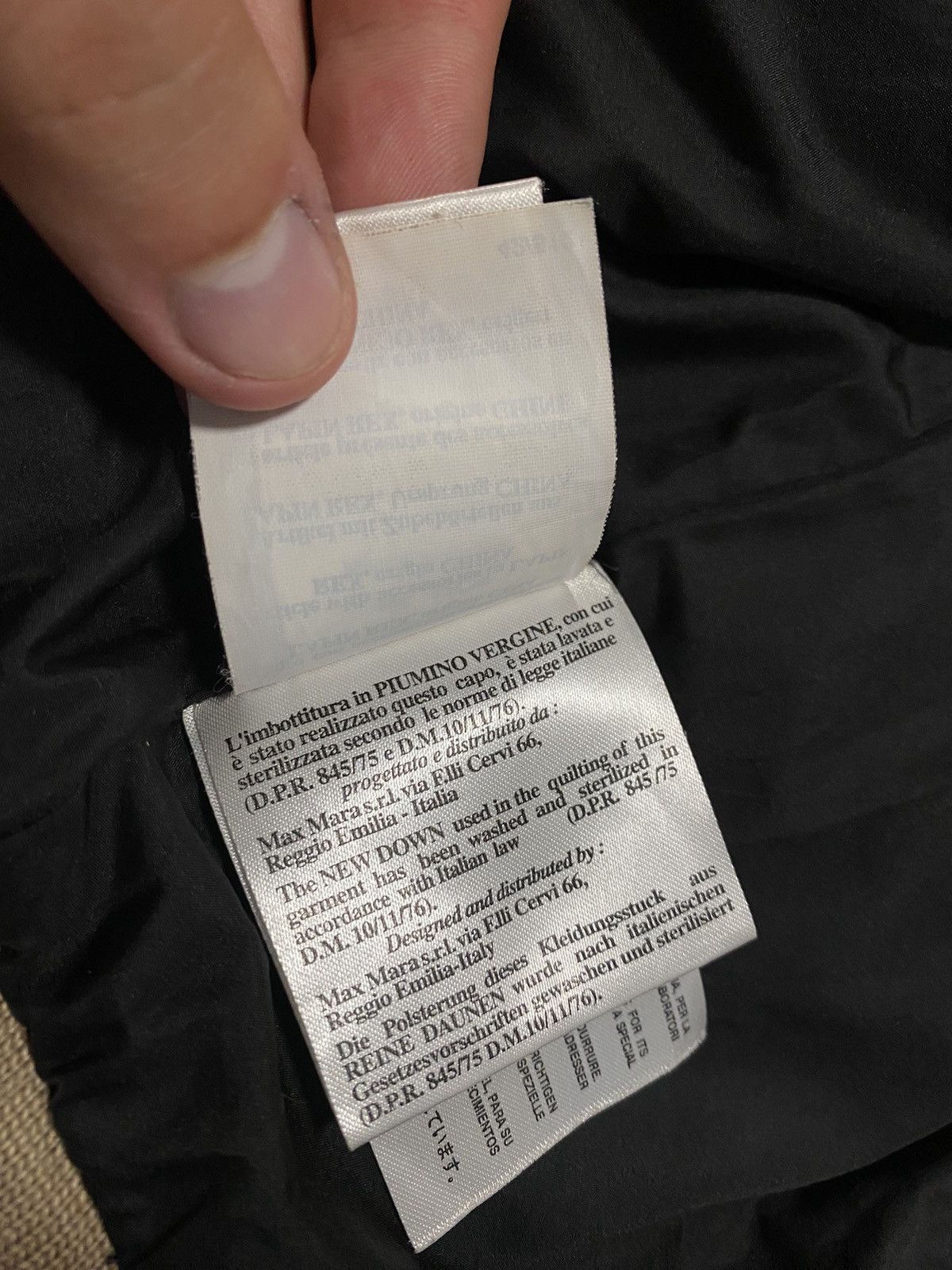 Max Mara Max Mara Weekend Puffer Jacket With Knit Hem Zip Black Size S / US 4 / IT 40 - 11 Thumbnail