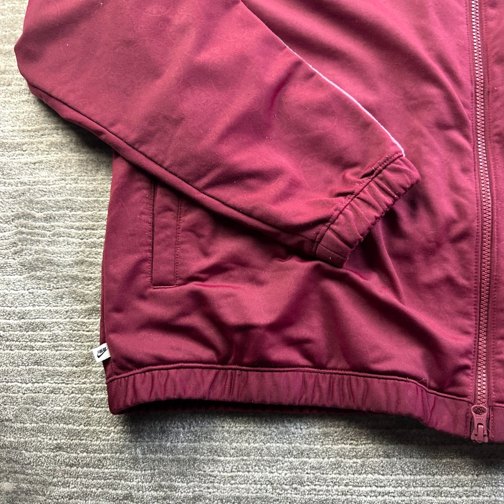Nike VINTAGE Nike Jacket Mens 2XL XXL Red Track Giannis Basketball Athleisure Gym Training Size US XXL / EU 58 / 5 - 5 Thumbnail