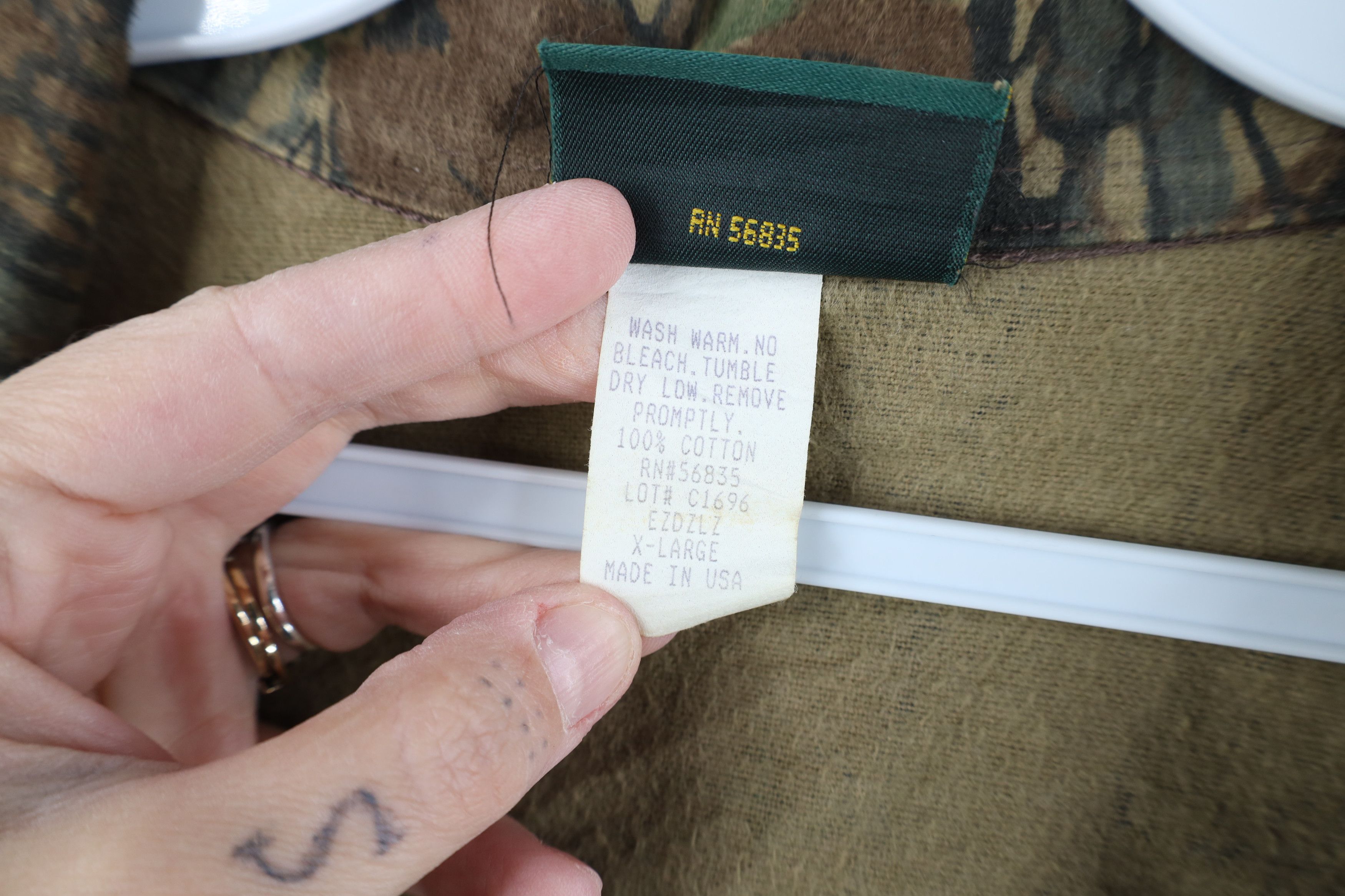 Cabelas Vintage 90s Cabelas Chamois Cloth Bomber Jacket USA Size US XL / EU 56 / 4 - 7 Thumbnail
