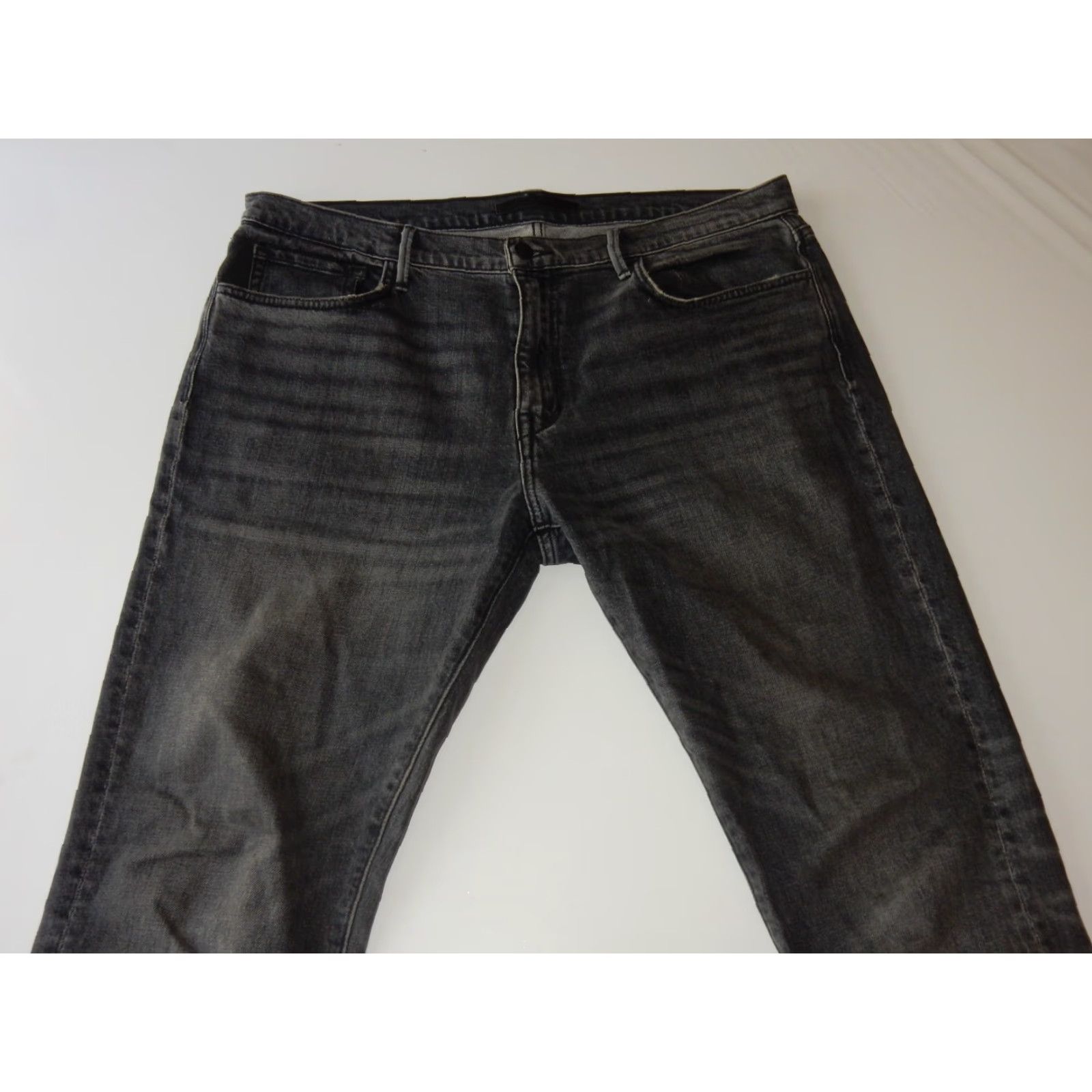 Vintage Joe's Jeans Slim Straight Denim Jeans 36x35 Men Black 36 35 Inseam Slim Fit Kinetic Asher Mens Size US 36 / EU 52 - 4 Thumbnail