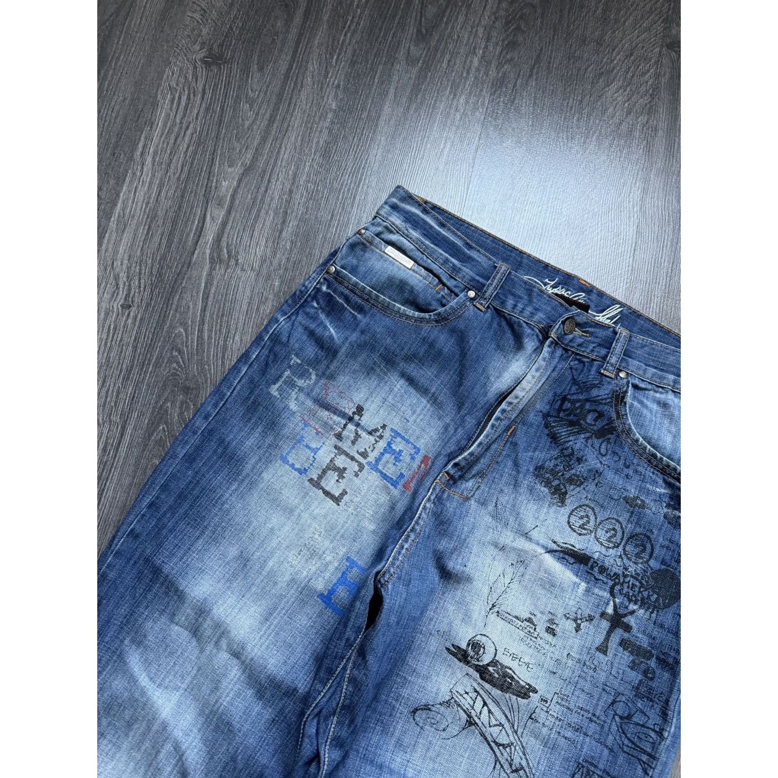 Makaveli × Vintage Crazy Vintage Y2K Makaveli Jeans Baggy Skater Size US 34 / EU 50 - 5 Thumbnail