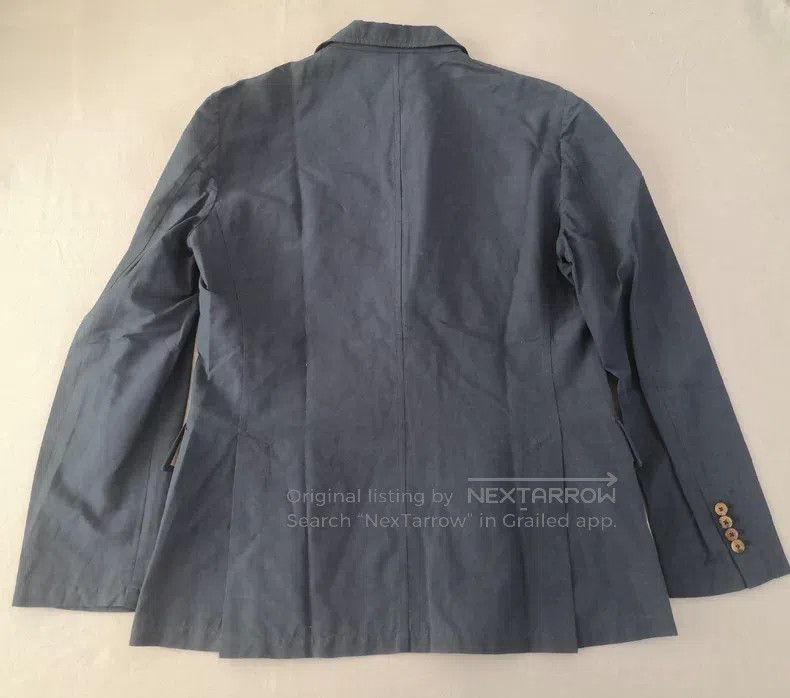 Hermes Hermes Casual Blazer Jacket, 62% Cotton + 38% Linen, Dark Size 52R - 7 Thumbnail