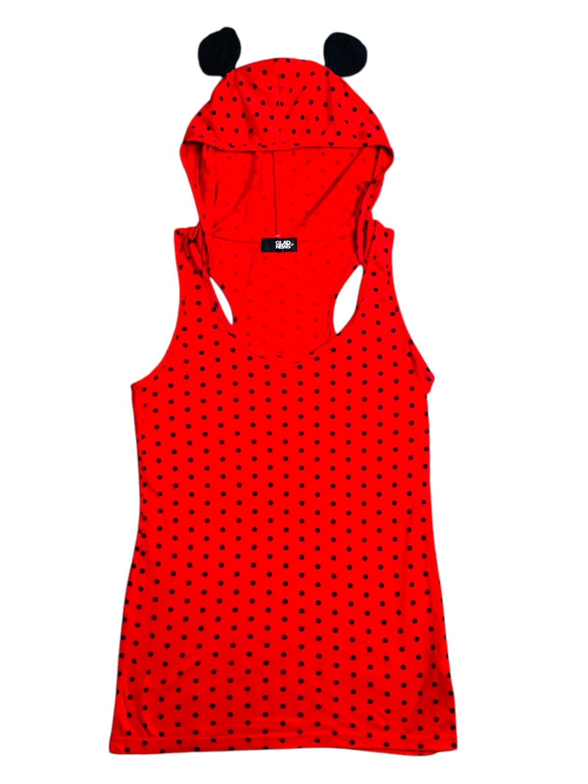 20471120 × Beauty Beast × Hysteric Glamour 2000s Glad News - Mickey Ear Polka Tank Top Size US M / EU 48-50 / 2 - 1 Thumbnail