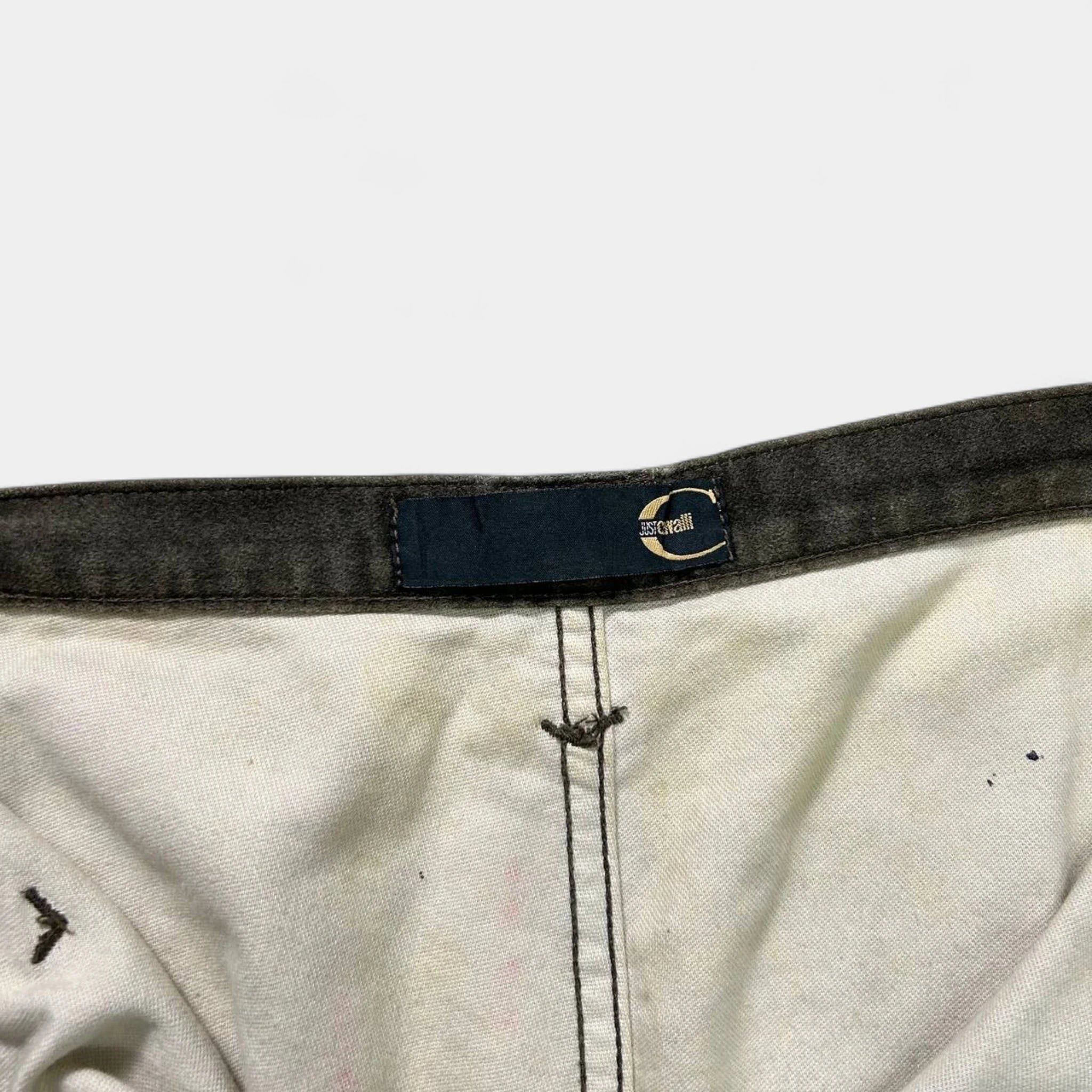 Just Cavalli Just Cavalli 2000's Paint Splatter Brown Pants Size US 30 / EU 46 - 5 Thumbnail