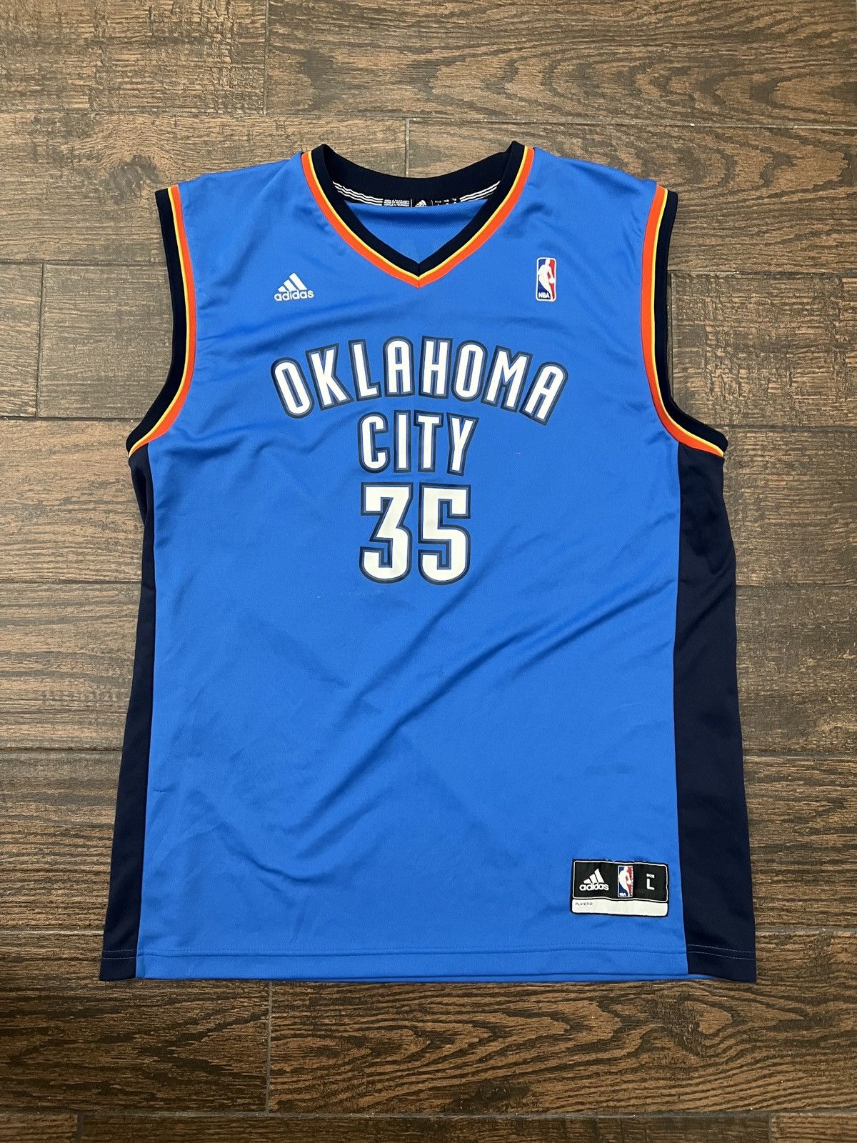 Adidas NBA Oklahoma City Thunder Kevin Durant Adidas Jersey Size US L / EU 52-54 / 3 - 1 Thumbnail