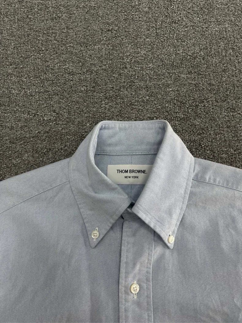 Thom Browne Thom Browne Armband straight shirt, blue Size US XS / EU 42 / 0 - 8 Thumbnail