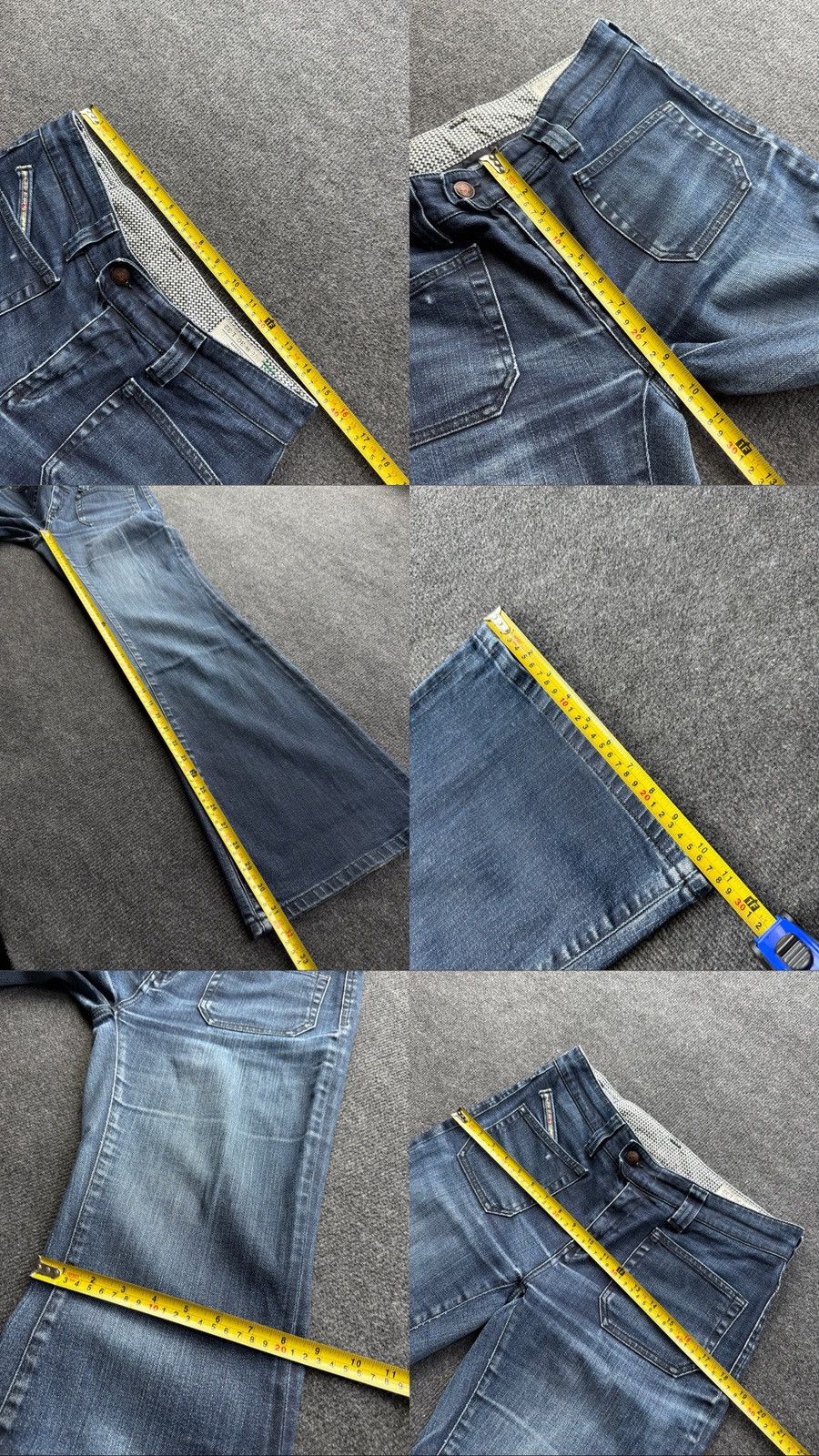 Diesel Luxury 00s Diesel FLUZI Flare Bootcut Jeans Y2K Denim Fade Size 30" / US 8 / IT 44 - 23 Thumbnail