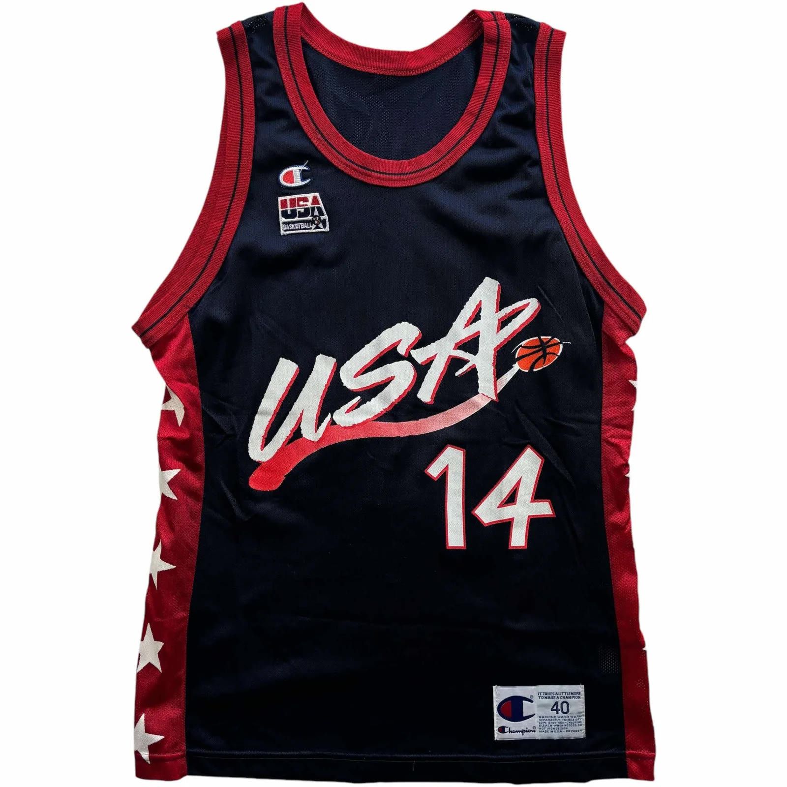 Team USA 1996 Glenn Robinson Champion NBA jersey size 40