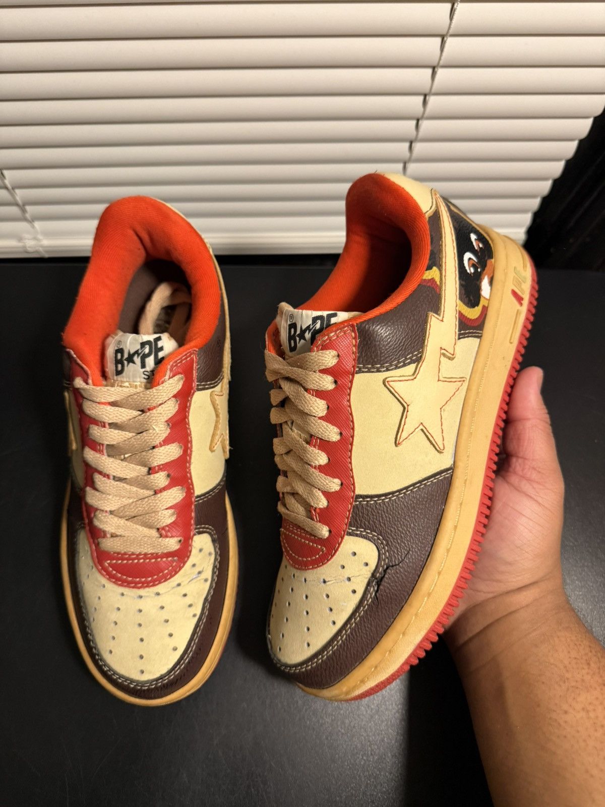 Bape Bapesta College Dropout Kanye Size 6.5 Size US 6.5 / EU 39-40 - 1 Thumbnail