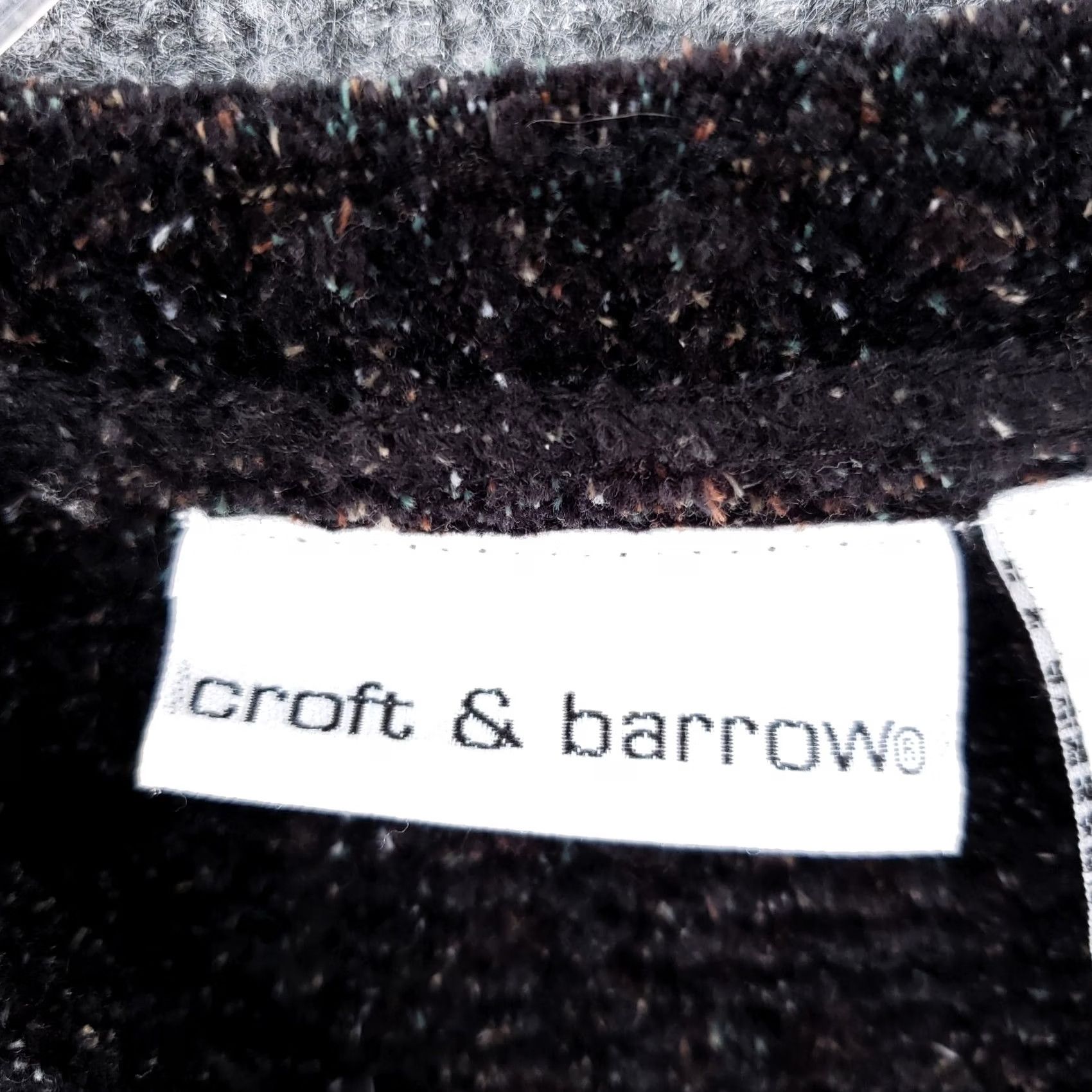 Croft & Barrow Croft & Barrow Womens S Small Black Pullover Sweater Metallic Long Sleeves Knit Size S / US 4 / IT 40 - 3 Thumbnail