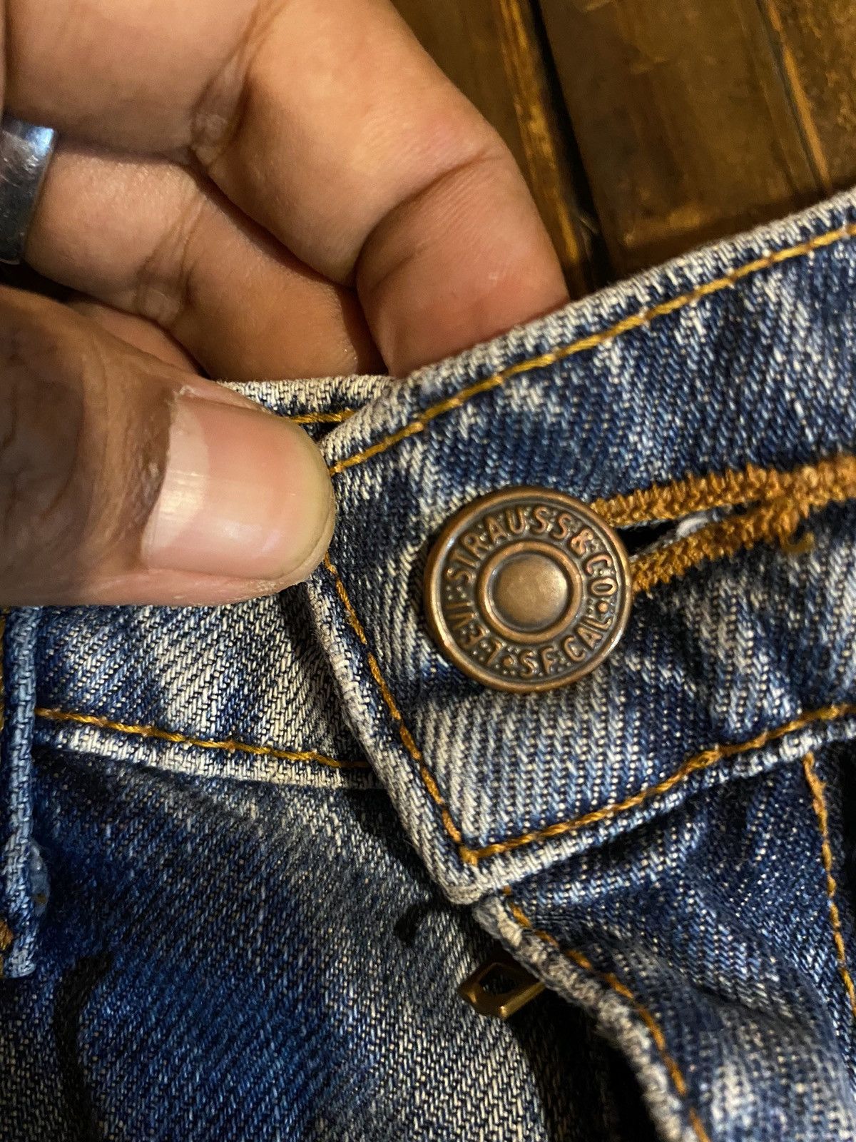 Japanese Brand × Levi's × Vintage LEVIS 515 DENIM PANTS Size 24" / US 00 / IT 34 - 8 Thumbnail