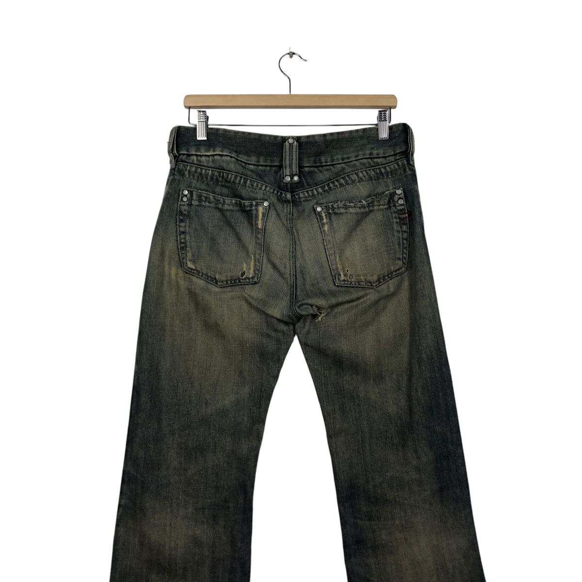Diesel 🔥DISTRESSED RUSTY DESIGN DIESEL DENIM JEANS PATCHWORK Size US 32 / EU 48 - 12 Thumbnail