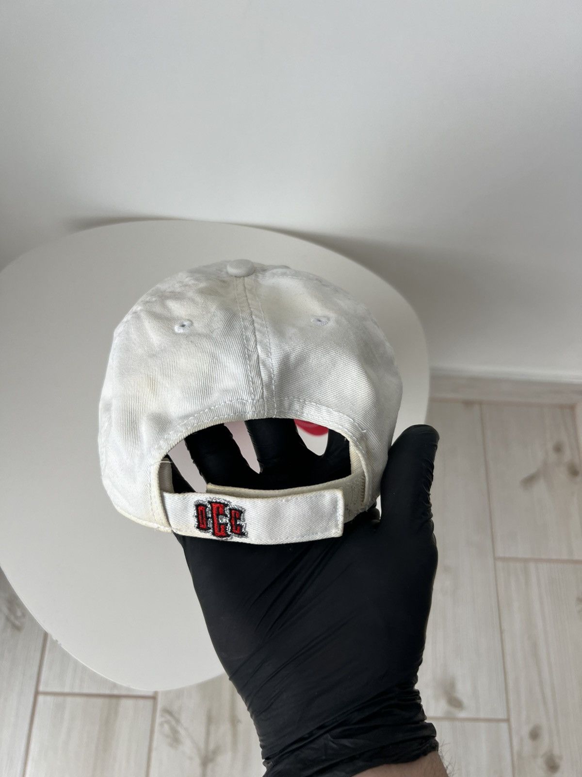 Vintage Orange County Choppers Cap, White Red with Logo, OSFM Size ONE SIZE - 13 Thumbnail