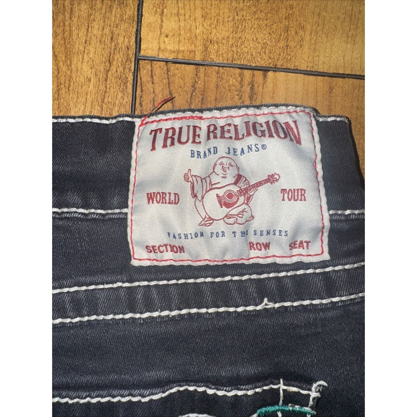 True Religion × Vintage True Religion Ricky Relaxed Fit Jeans Black 40x34 Size US 40 / EU 56 - 9 Thumbnail