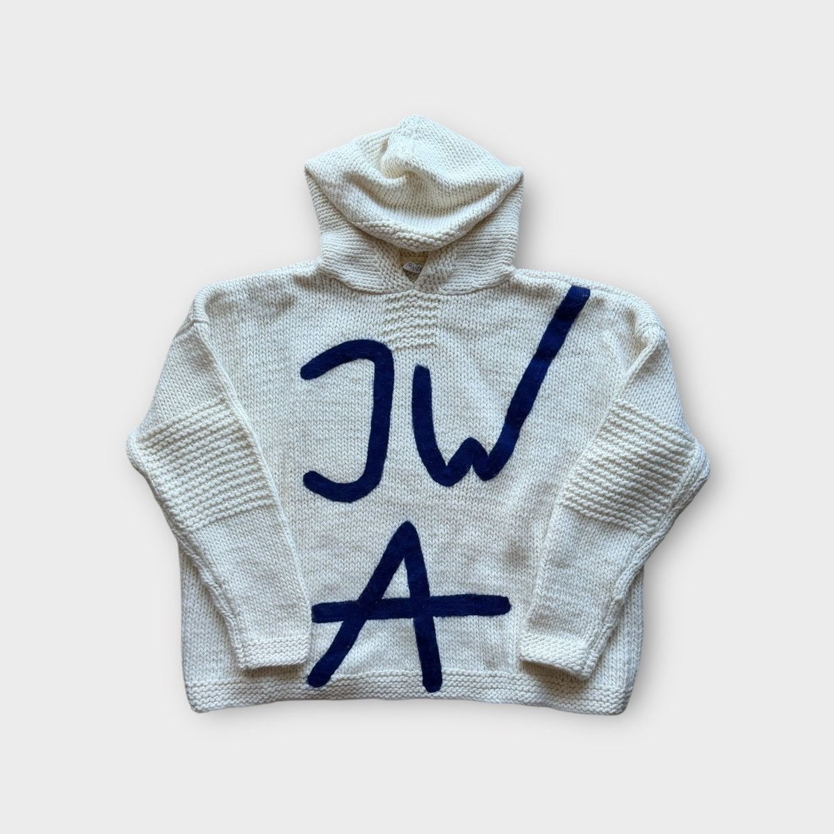 JW Anderson JW Anderson Chunky Knit Hoodie Size US XL / EU 56 / 4 - 1 Thumbnail