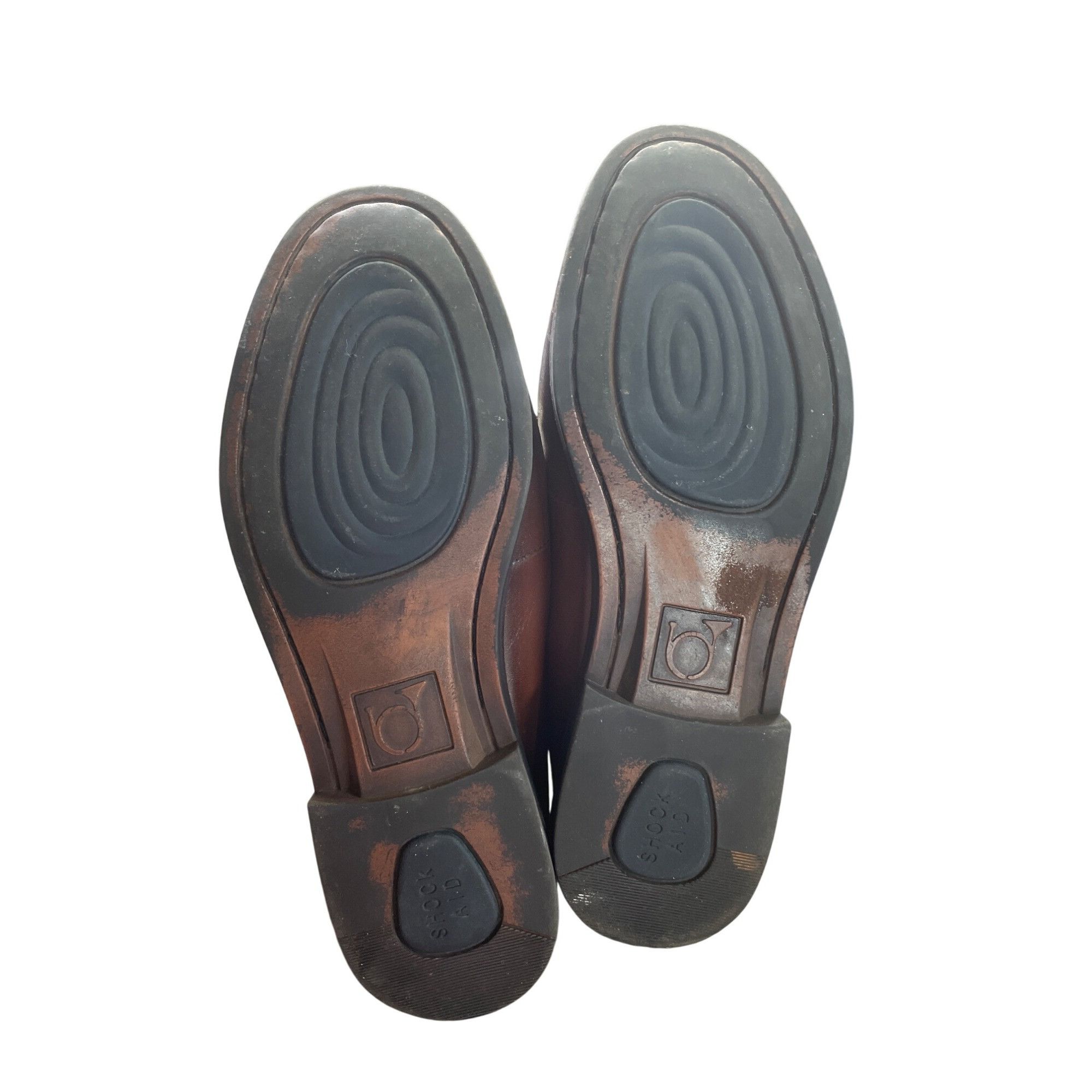 Designer French Shriner Mens Brown Leather Tassel Loafers Size 8.5M S Size US 8.5 / EU 41-42 - 7 Thumbnail