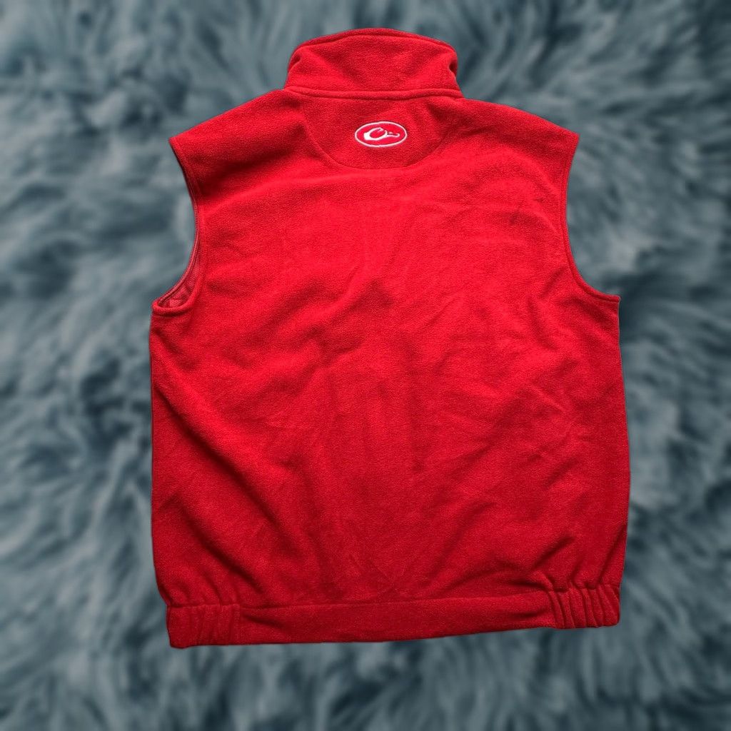 Vintage Drake Clothing Company Magnattach Alabama Crimson Tide Fleece Vest Mens XL Vest Mens XL Red Size US XL / EU 56 / 4 - 1 Thumbnail