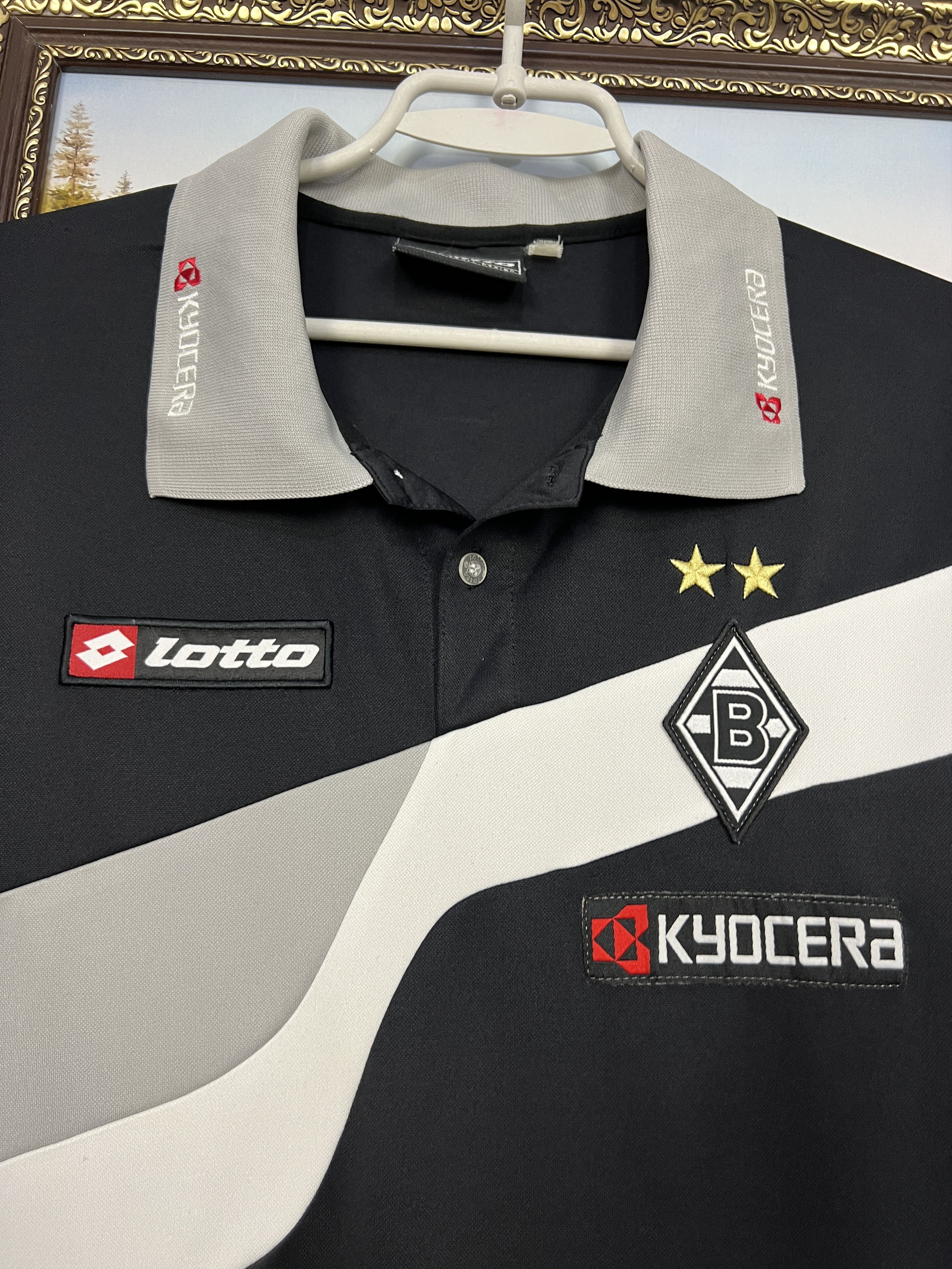 Lotto Sport Vintage Lotto Borussia Monchengladbach Football Polo Shirt Size US XL / EU 56 / 4 - 3 Thumbnail